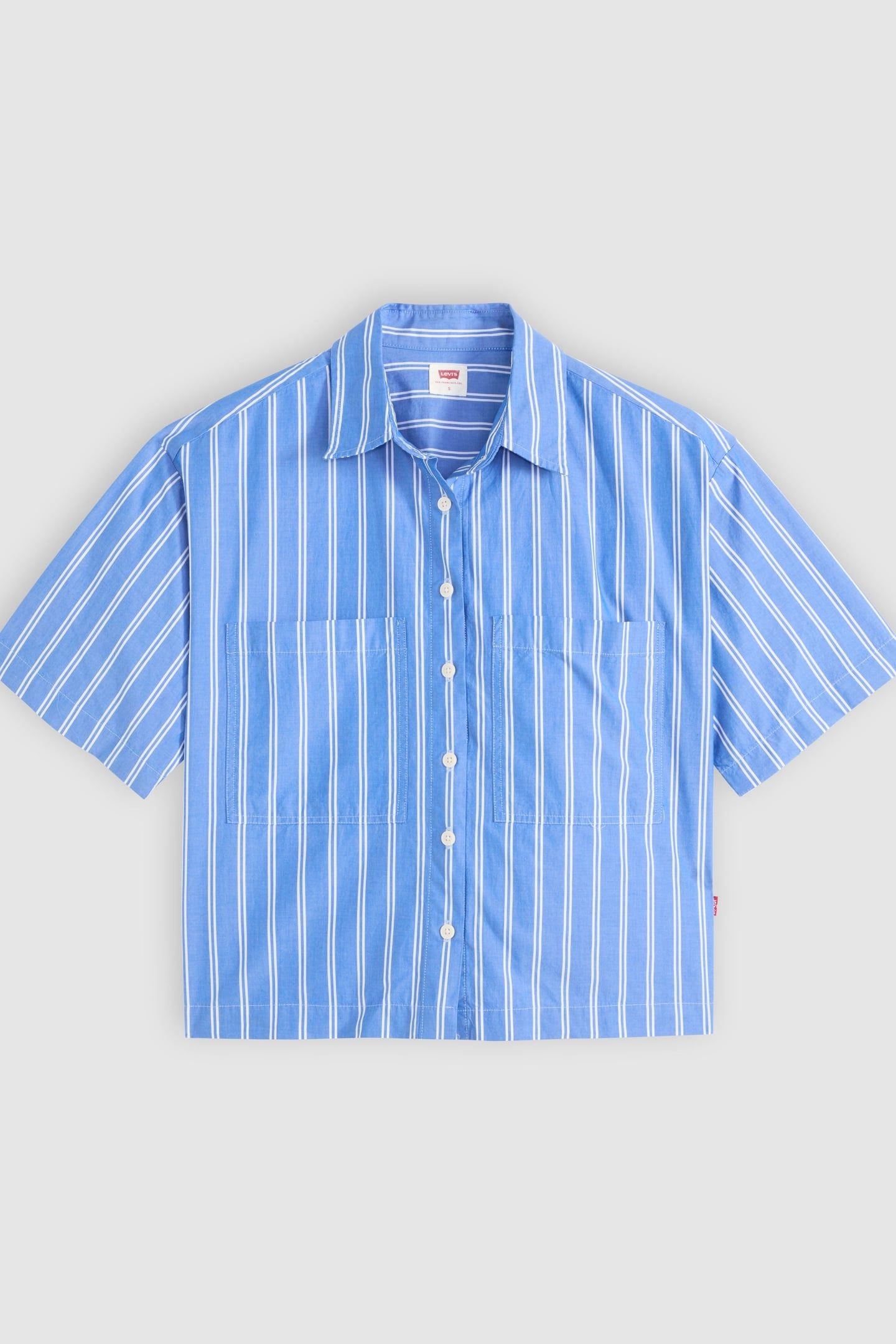 HARLIE SHORT SLEEVE CROPPED SHIRT 4