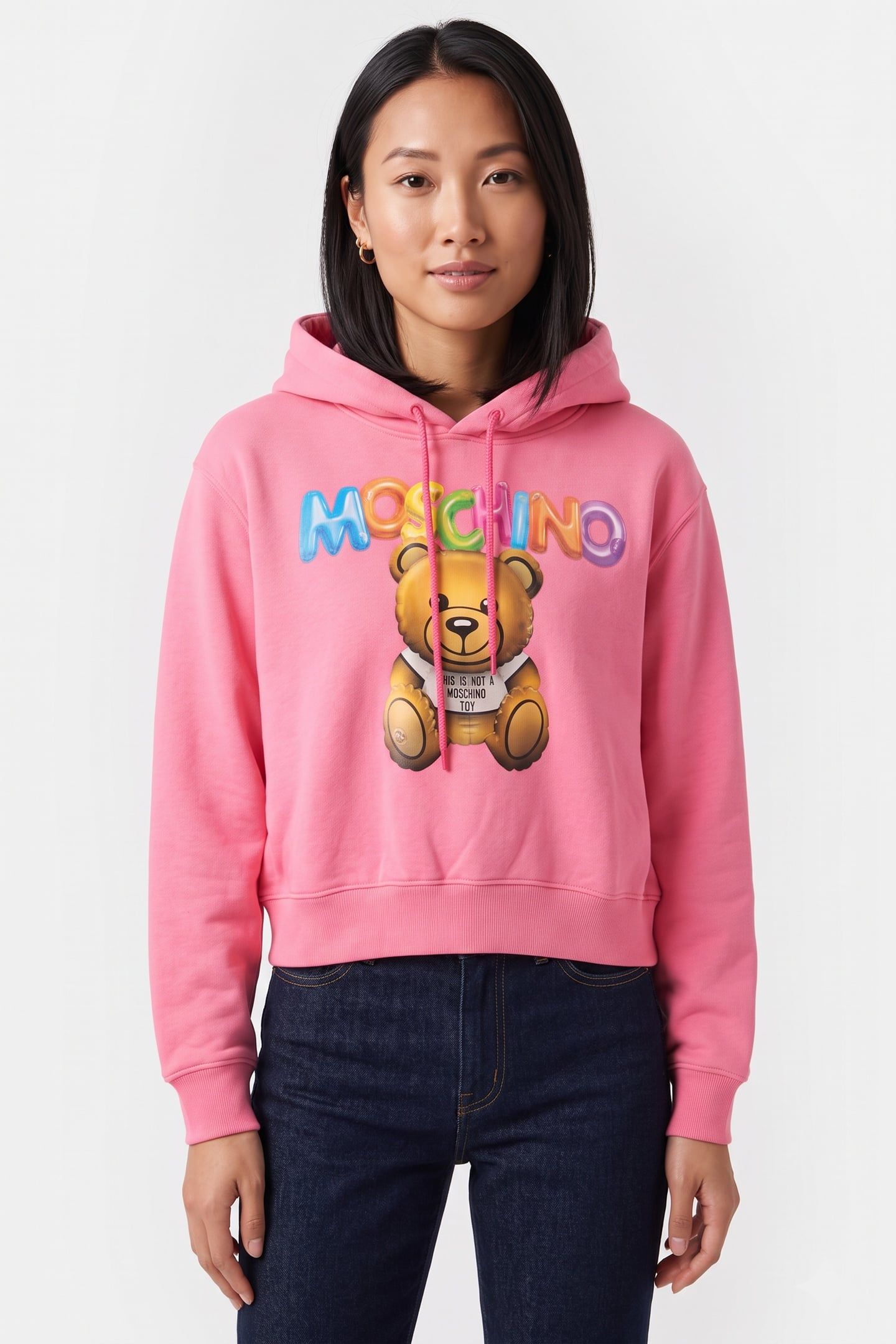 INFLATABLE TEDDY BEAR HOODIE PINK 1