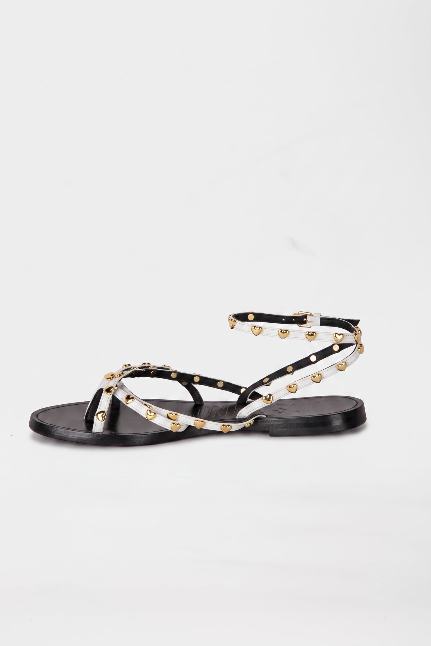 LEATHER SANDALS WHITE 2