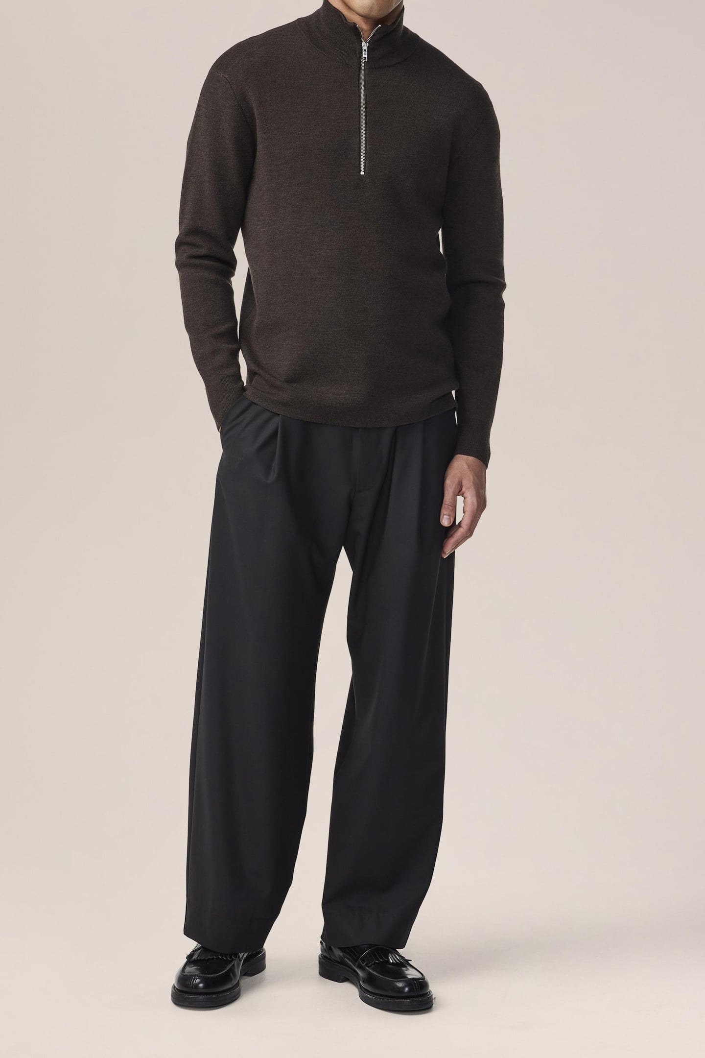 HARALD HALF ZIP 6530 DEMITASSE 1