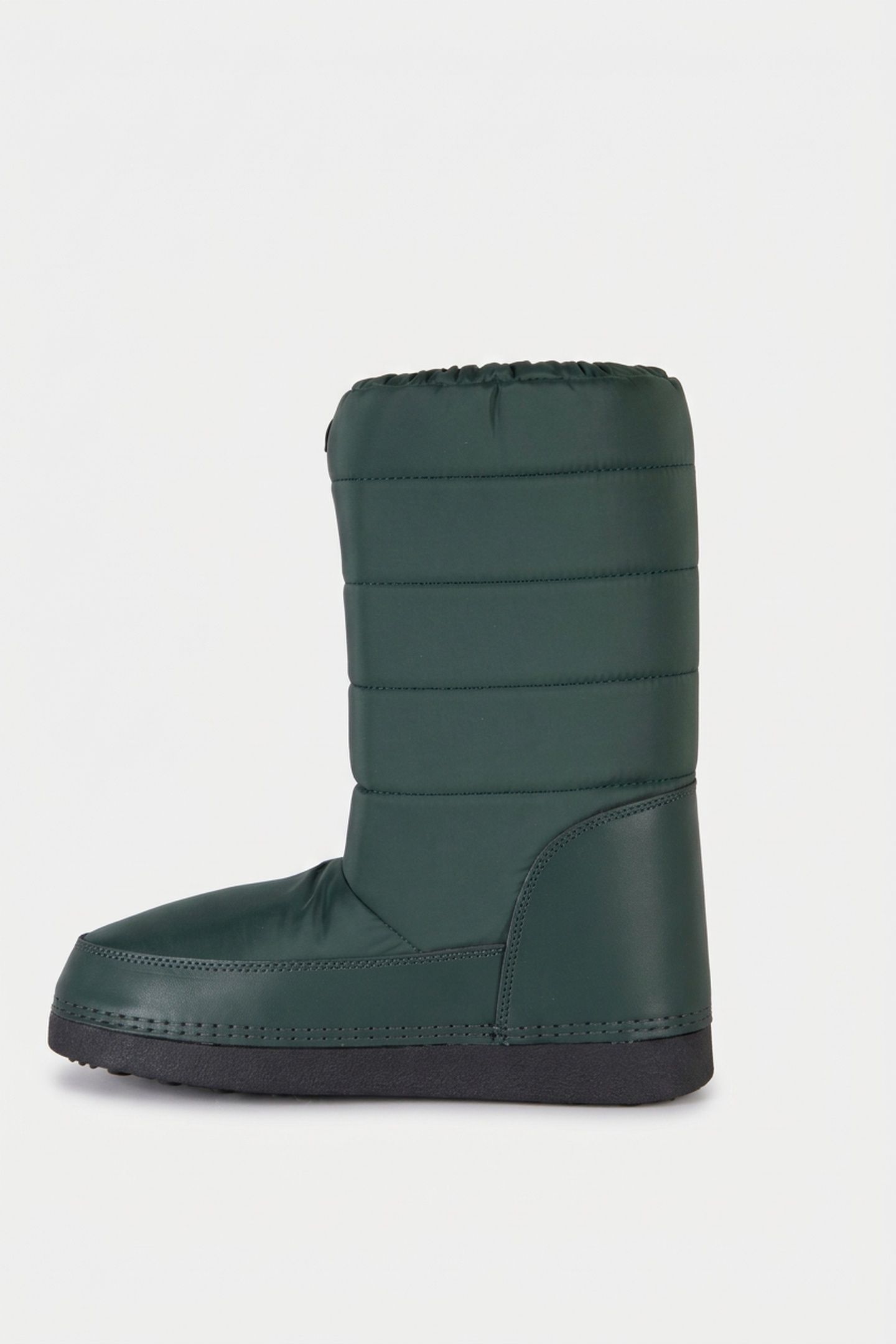 SNOW BOOTS IN QUILTED FABRIC GREEN 3