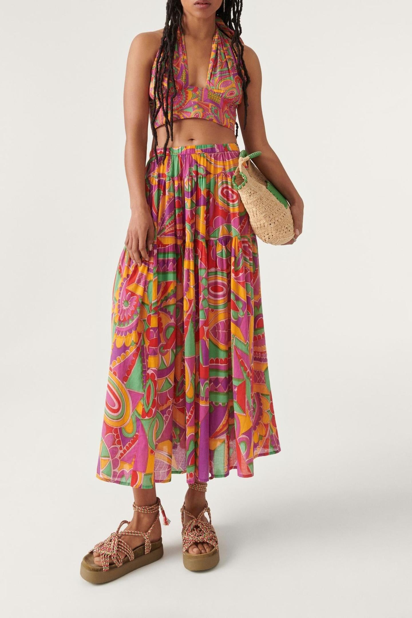 LONG SKIRT FUSCHIA 9