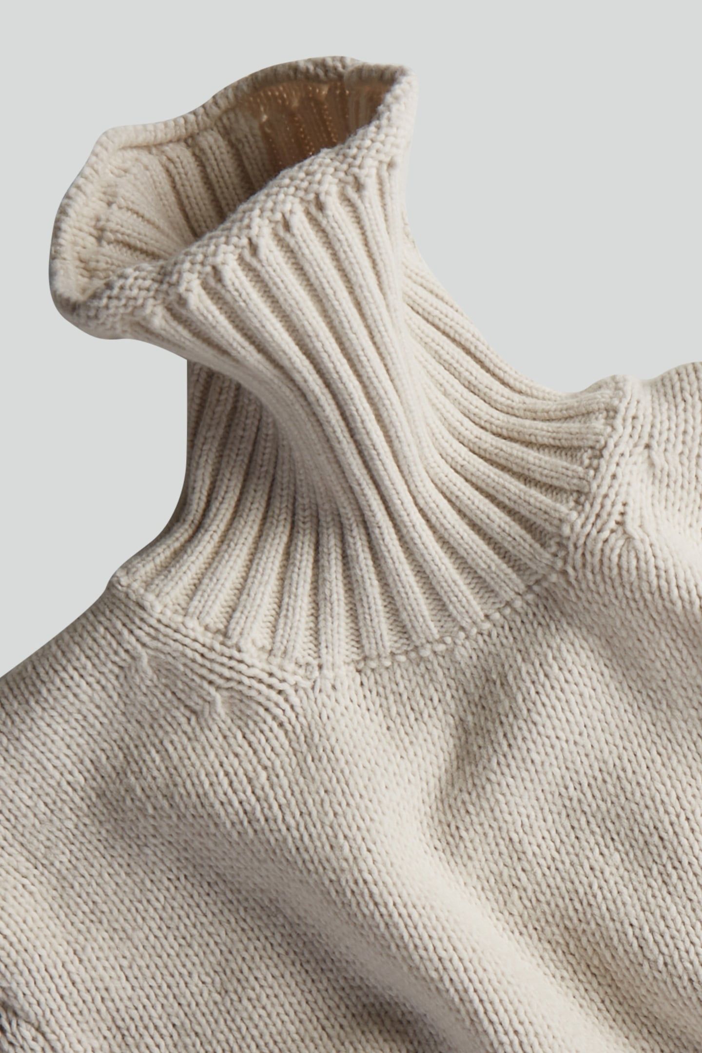 BERT ROLL NECK 6538 ECRU 5