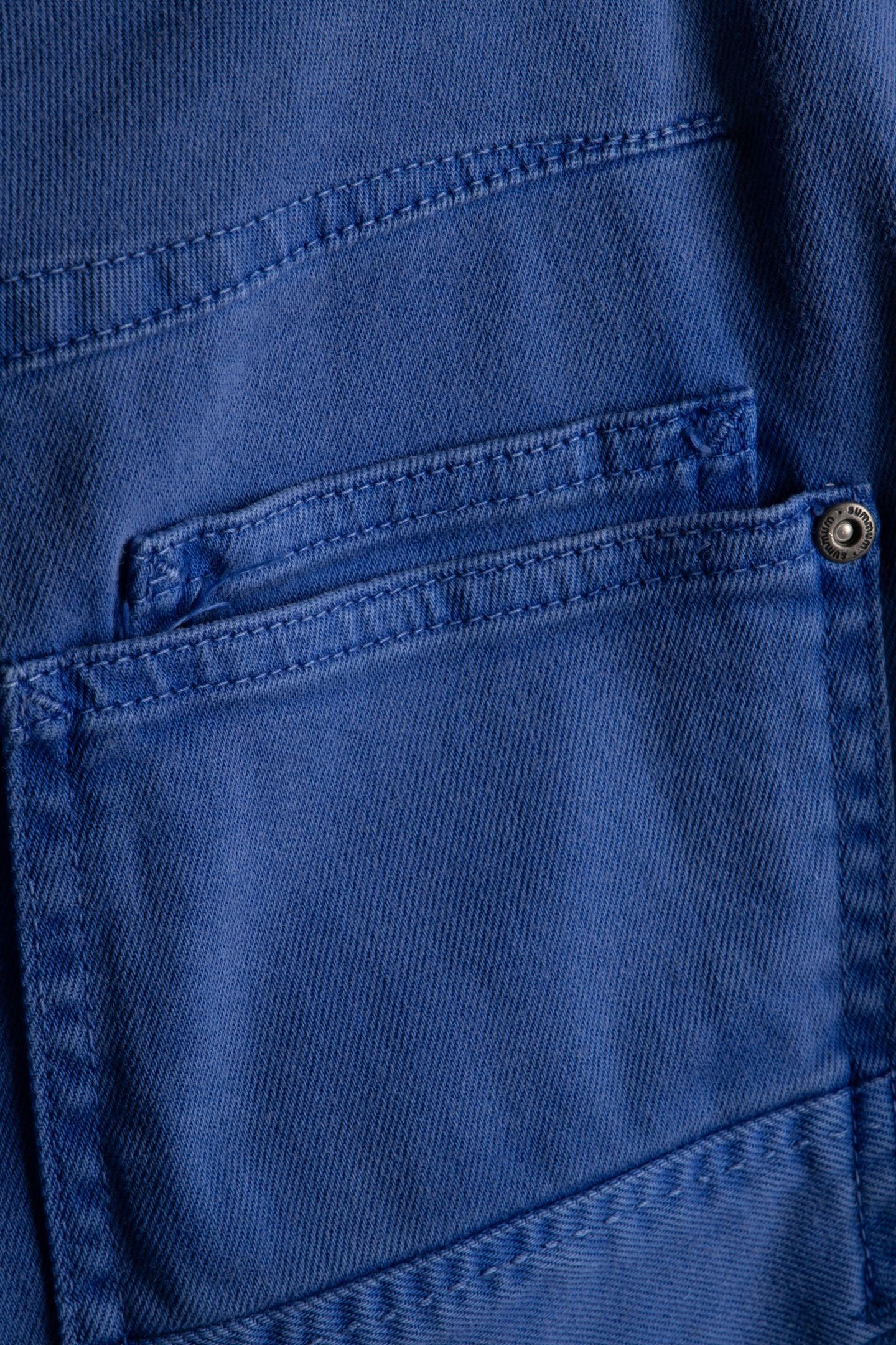 COCOON PANTS VINTAGE COMF STRETCH TWILL ROYAL BLUE 4