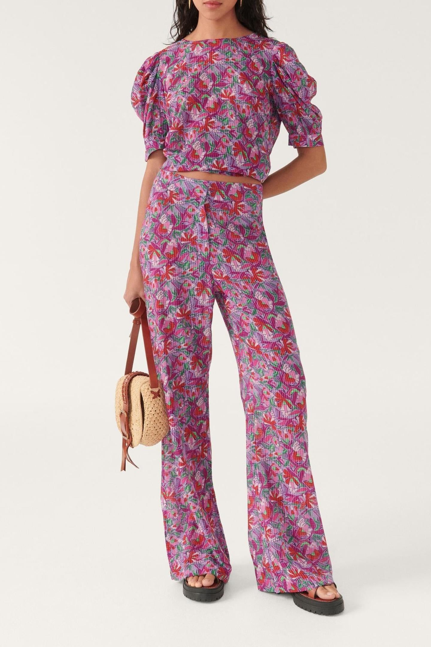 WIDE TROUSERS VIOLET 5
