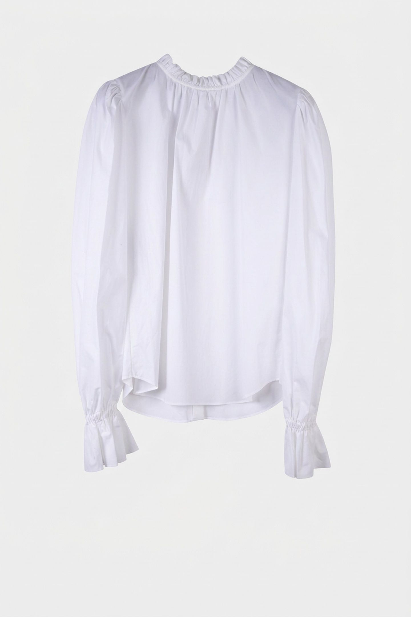SILK CHIFFON SHIRT WHITE 3