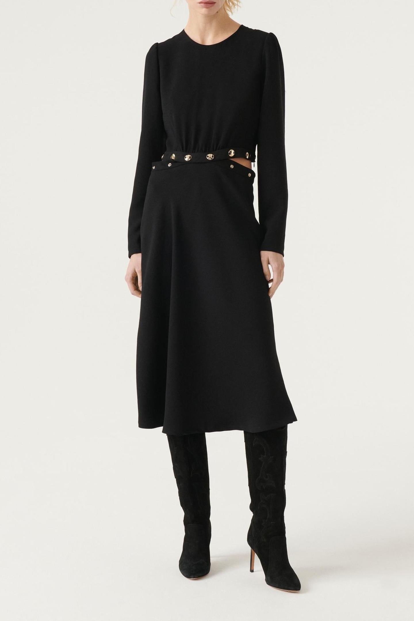 MID-LENGTH DRESS BLACK 1