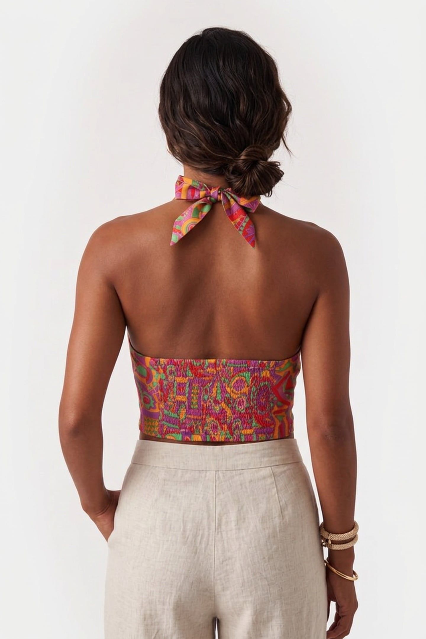 SLEEVELESS TOP FUSCHIA 2