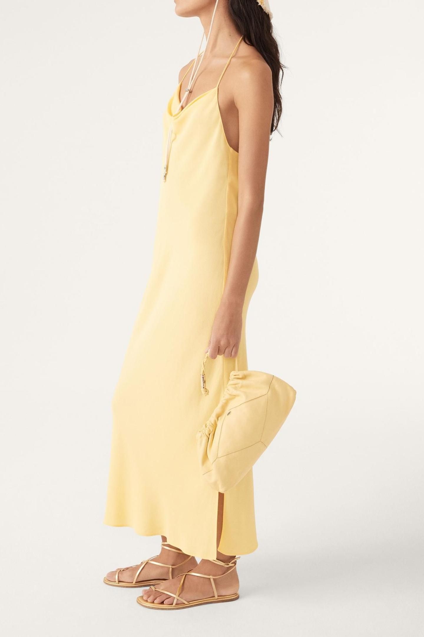 MID-LENGTH DRESS JAUNE 5