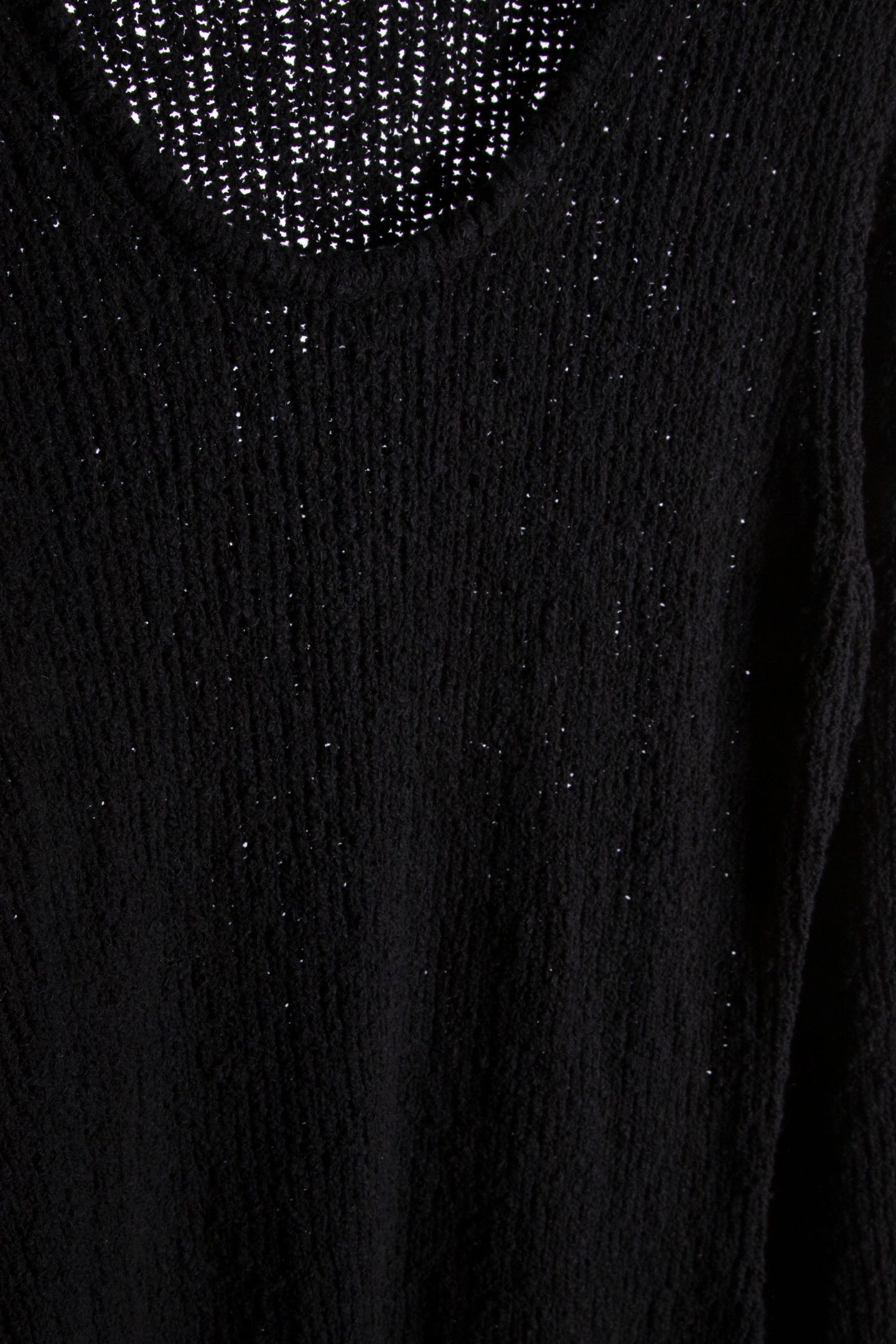 CHAVELA OPEN KNIT DRESS BLACK 4