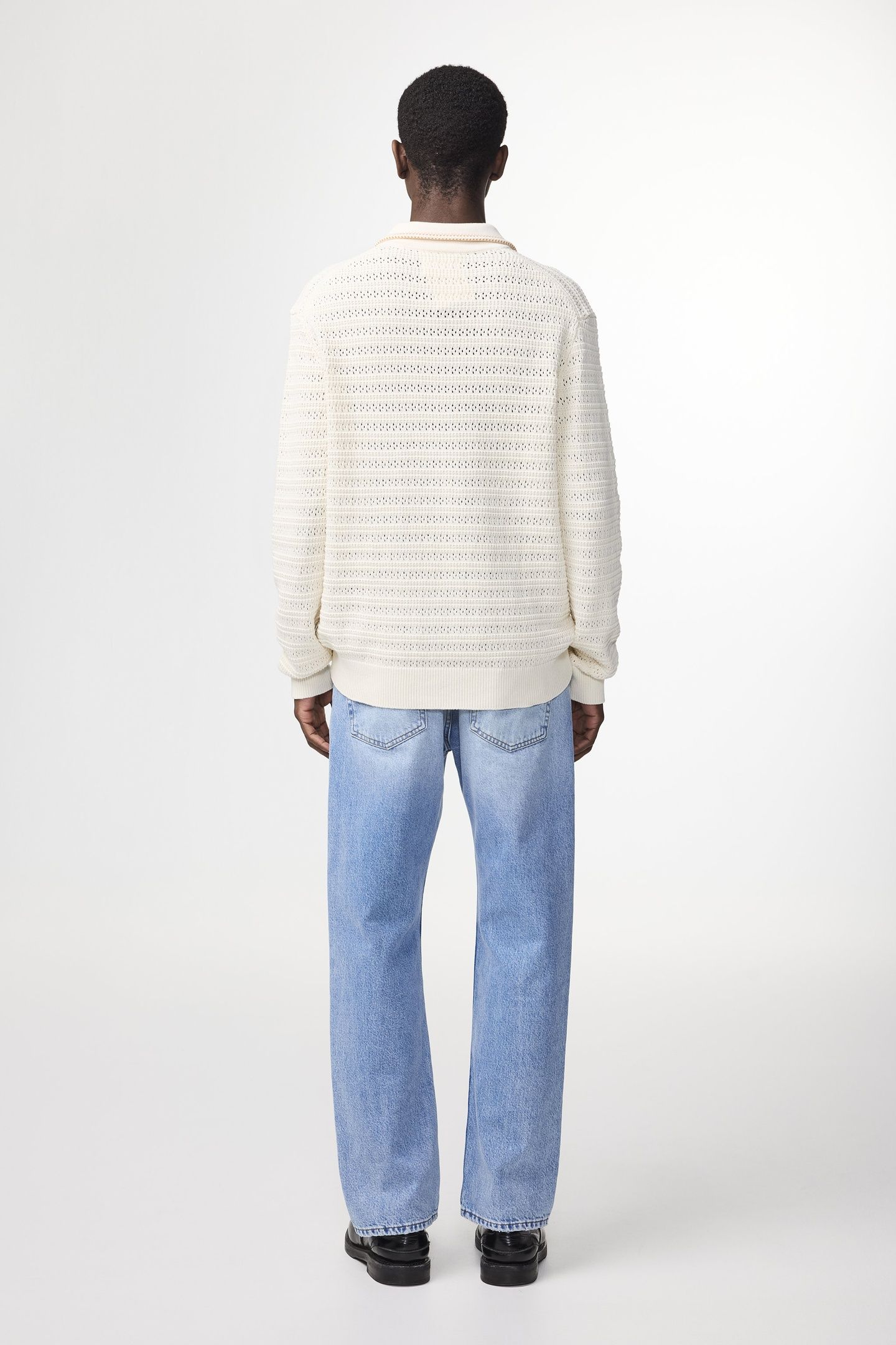 JOSH LS POLO 6636 IVORY 2
