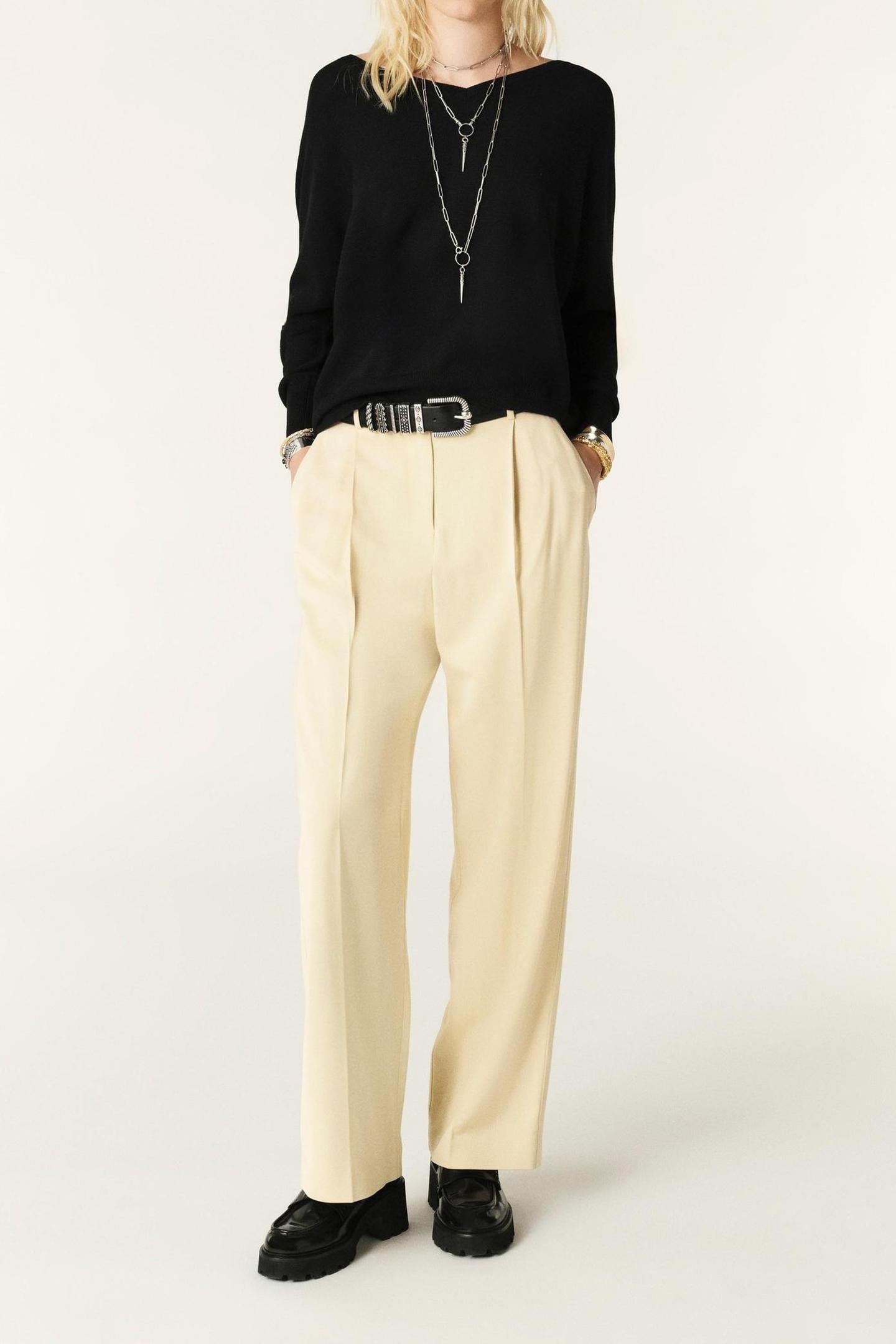 WIDE TROUSERS VANILLE 1