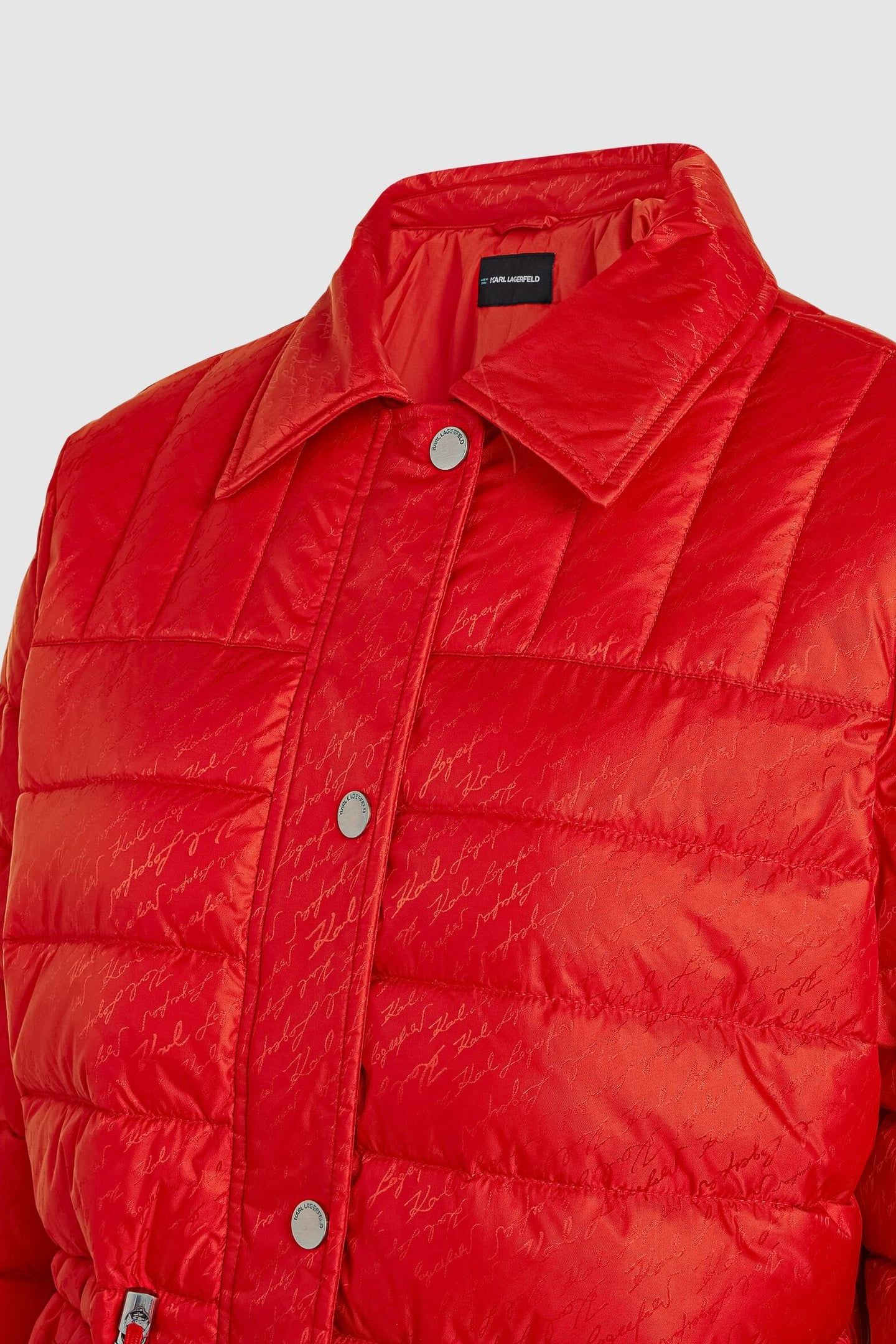 SIGNATURE JACQUARD FITTED PUFFER 3