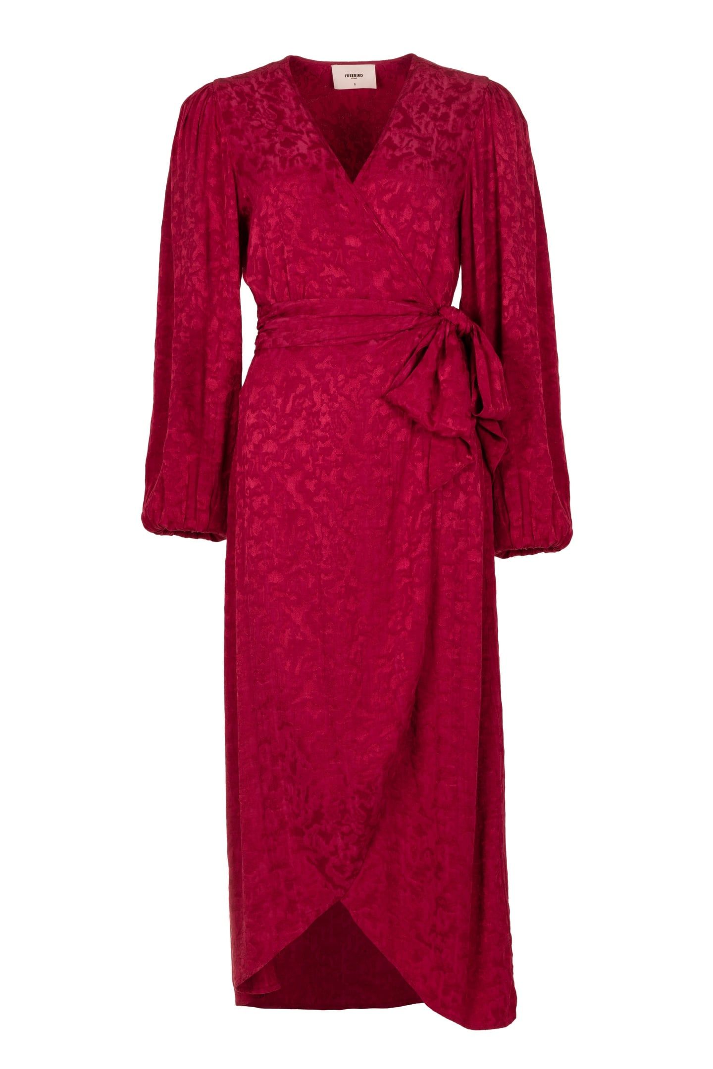 BLOSSOM MIDI DRESS BEET RED 2