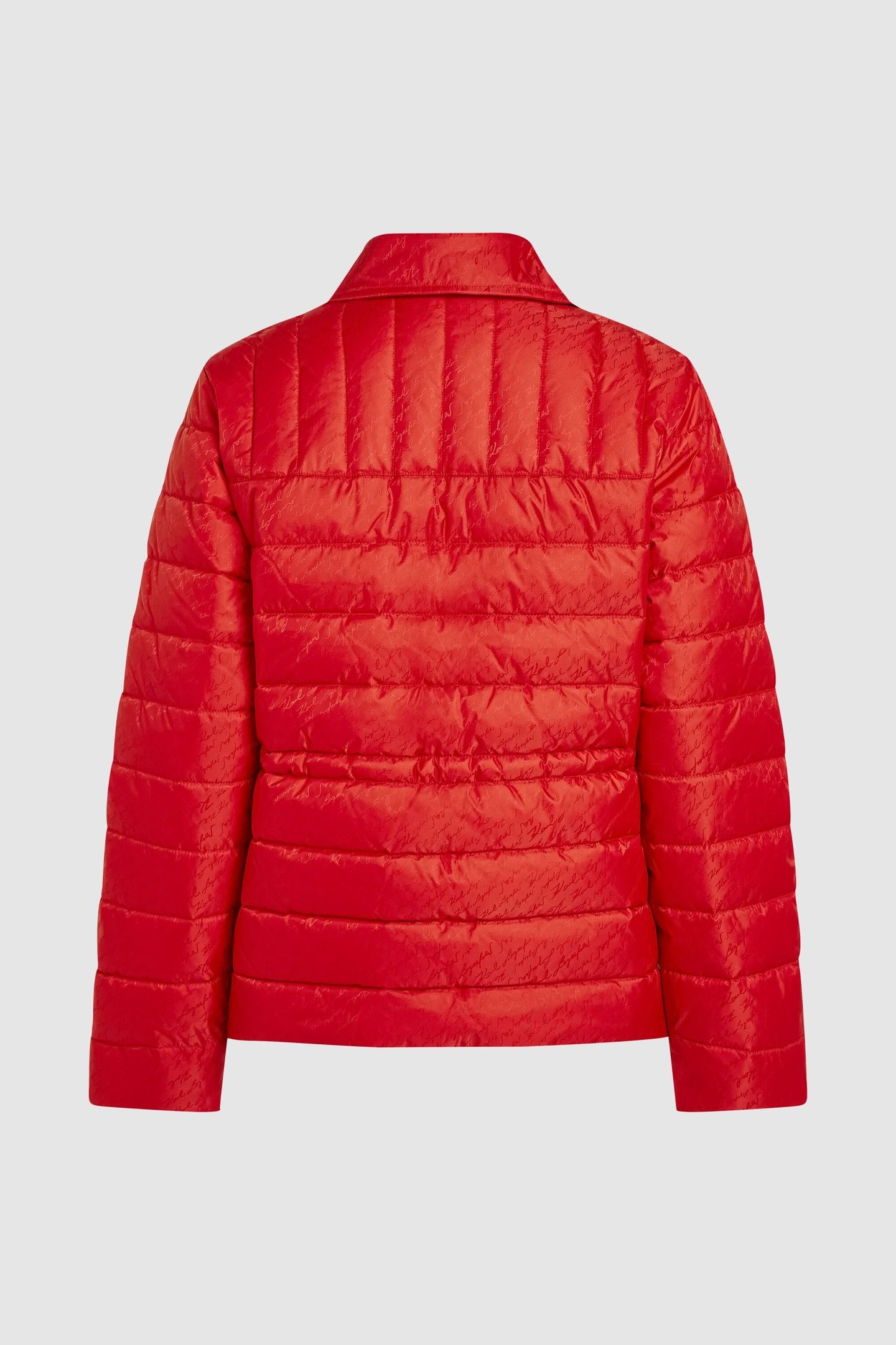 SIGNATURE JACQUARD FITTED PUFFER 2