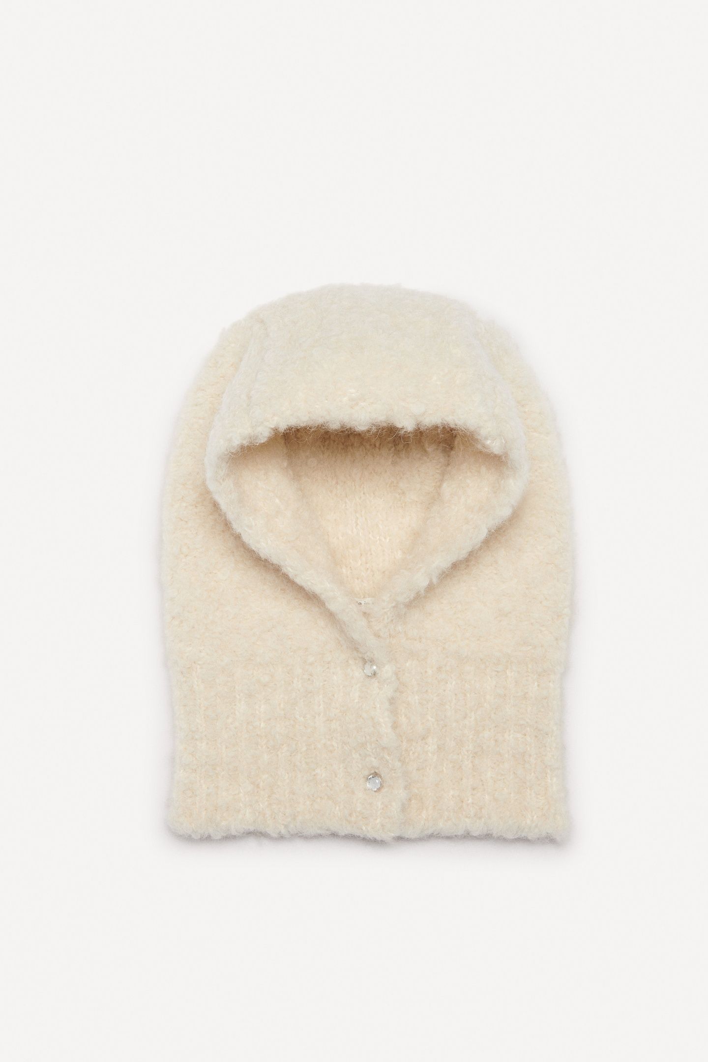 KNIT CAP ECRU 1