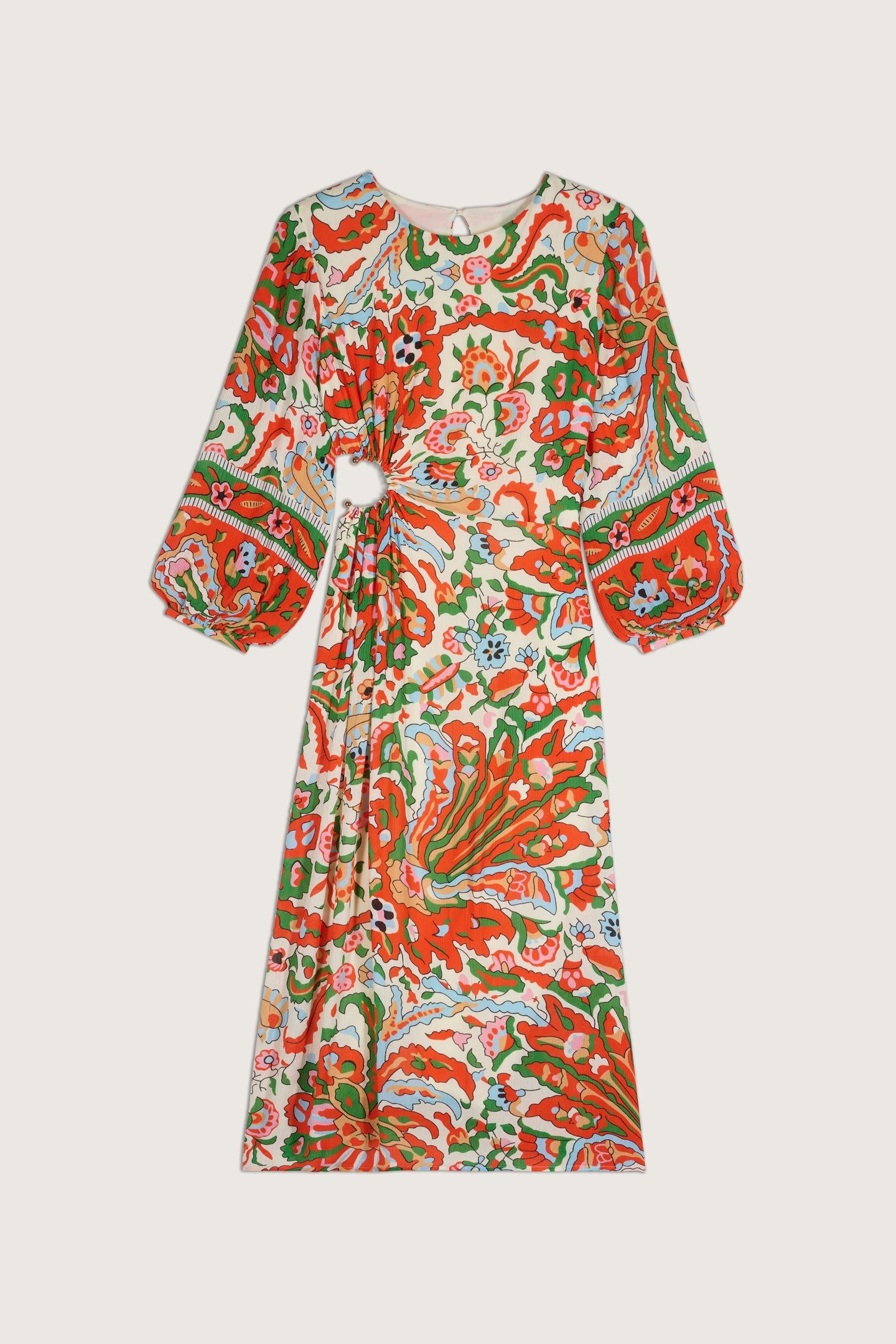 MID-LENGTH DRESS ECRU 4