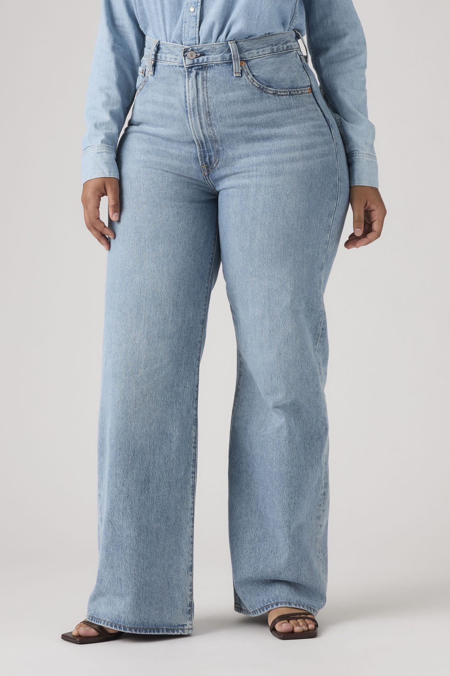 RIBCAGE WIDE LEG JEANS 8