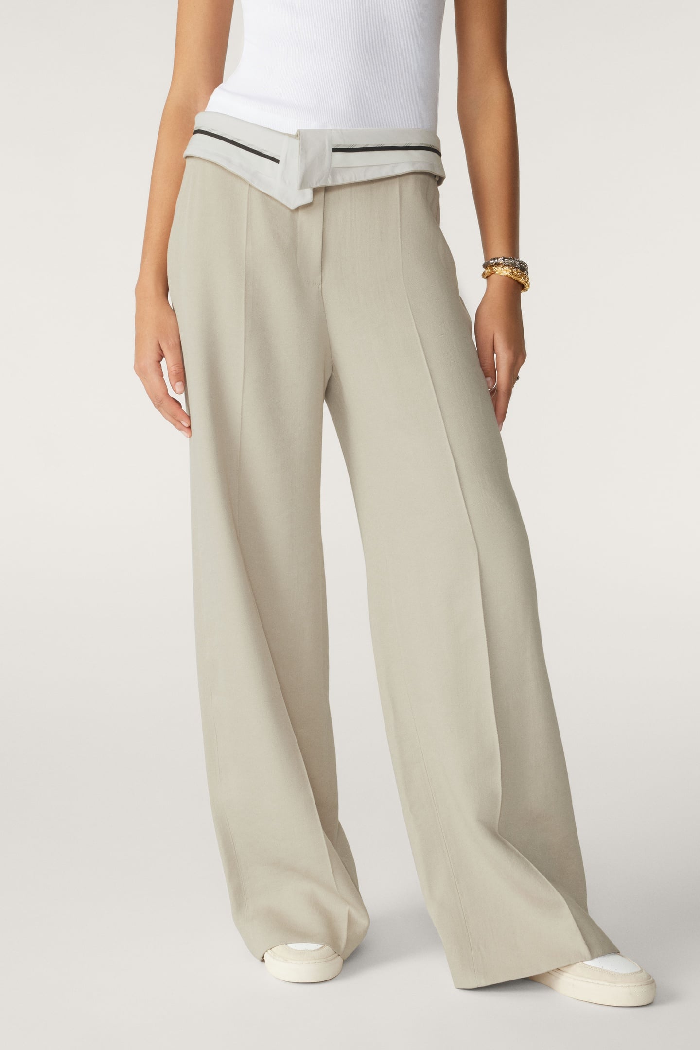 WIDE TROUSERS BEIGE 1