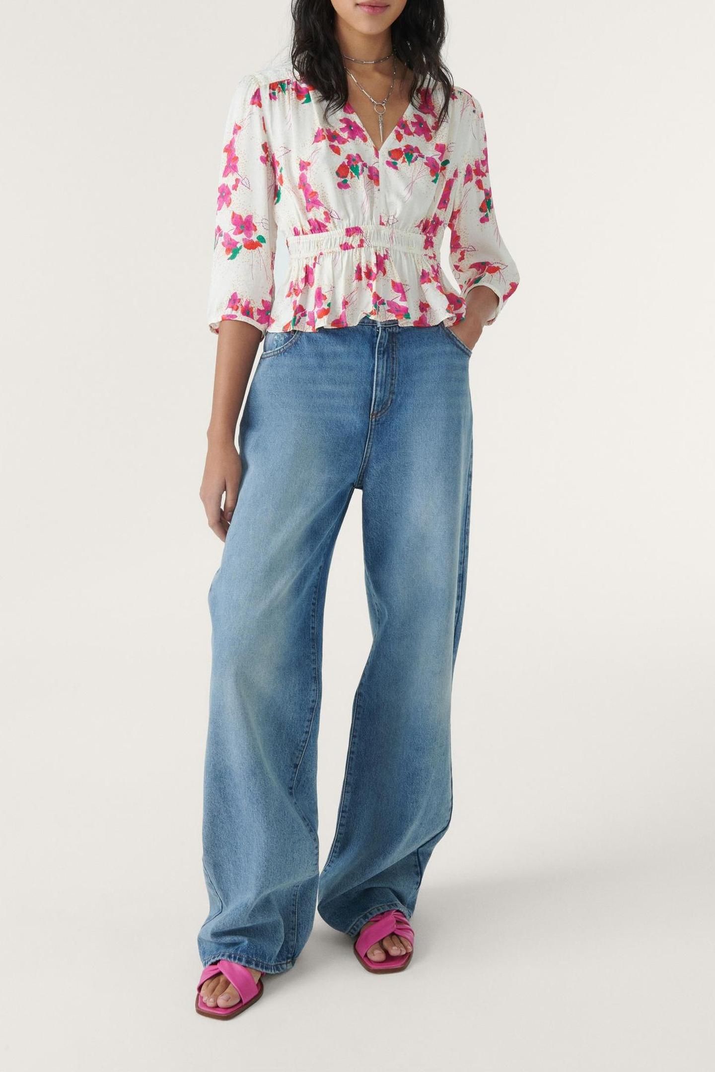 SHORT SLEEVES TOP ECRU 5