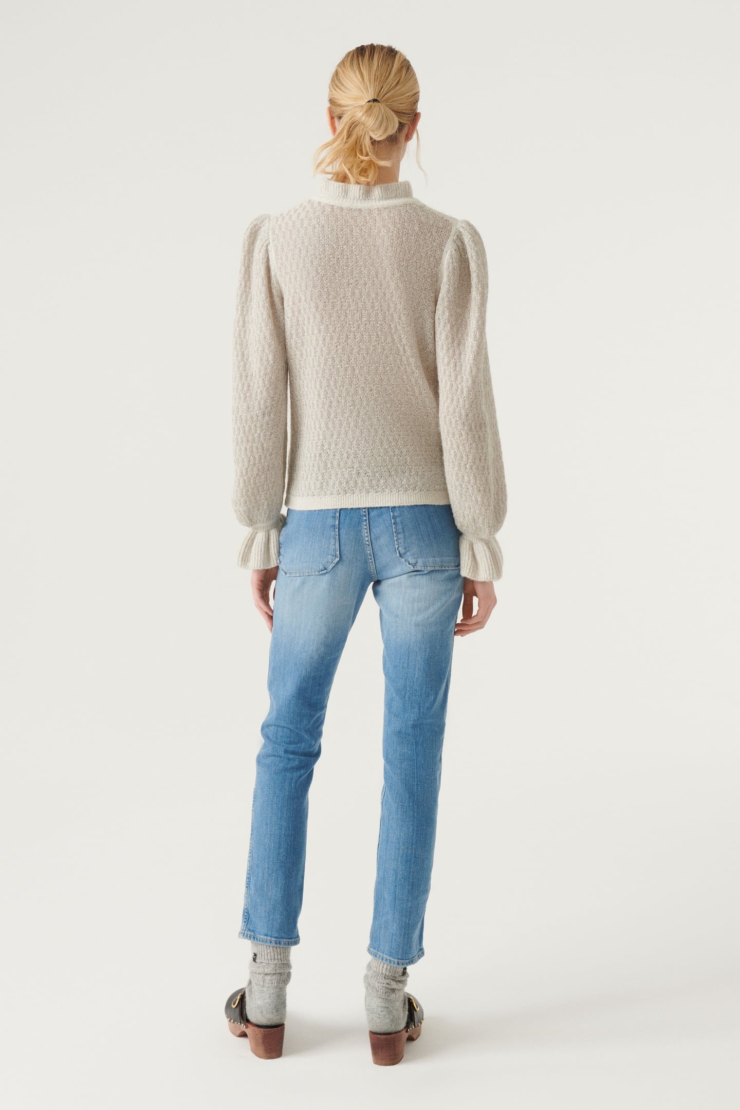 LONG SLEEVES KNIT ECRU 2