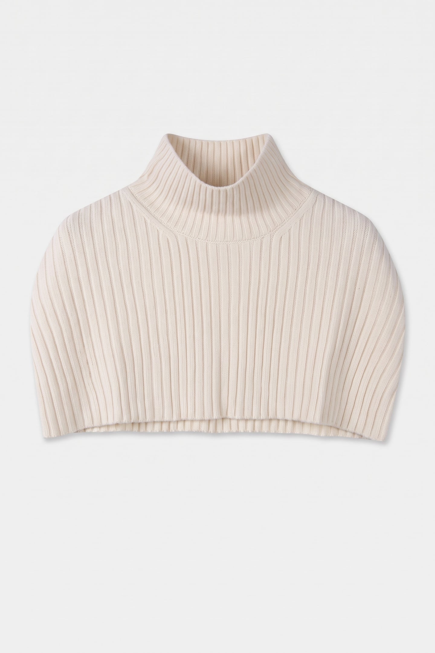CANDICE RIB CAPE WHITE 3
