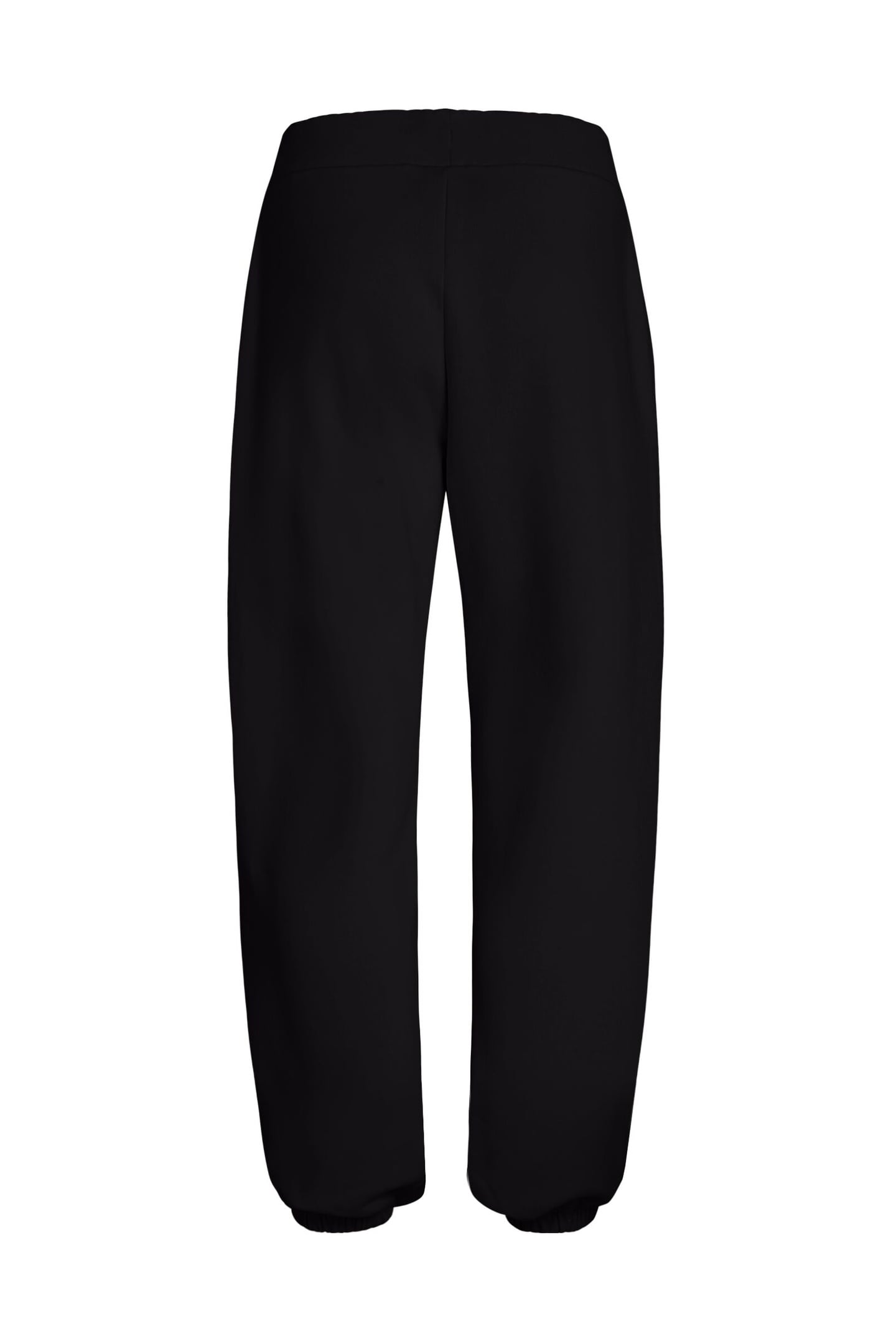 ESSENTIAL LOGO CUFFED JOGGERS BLACK 5