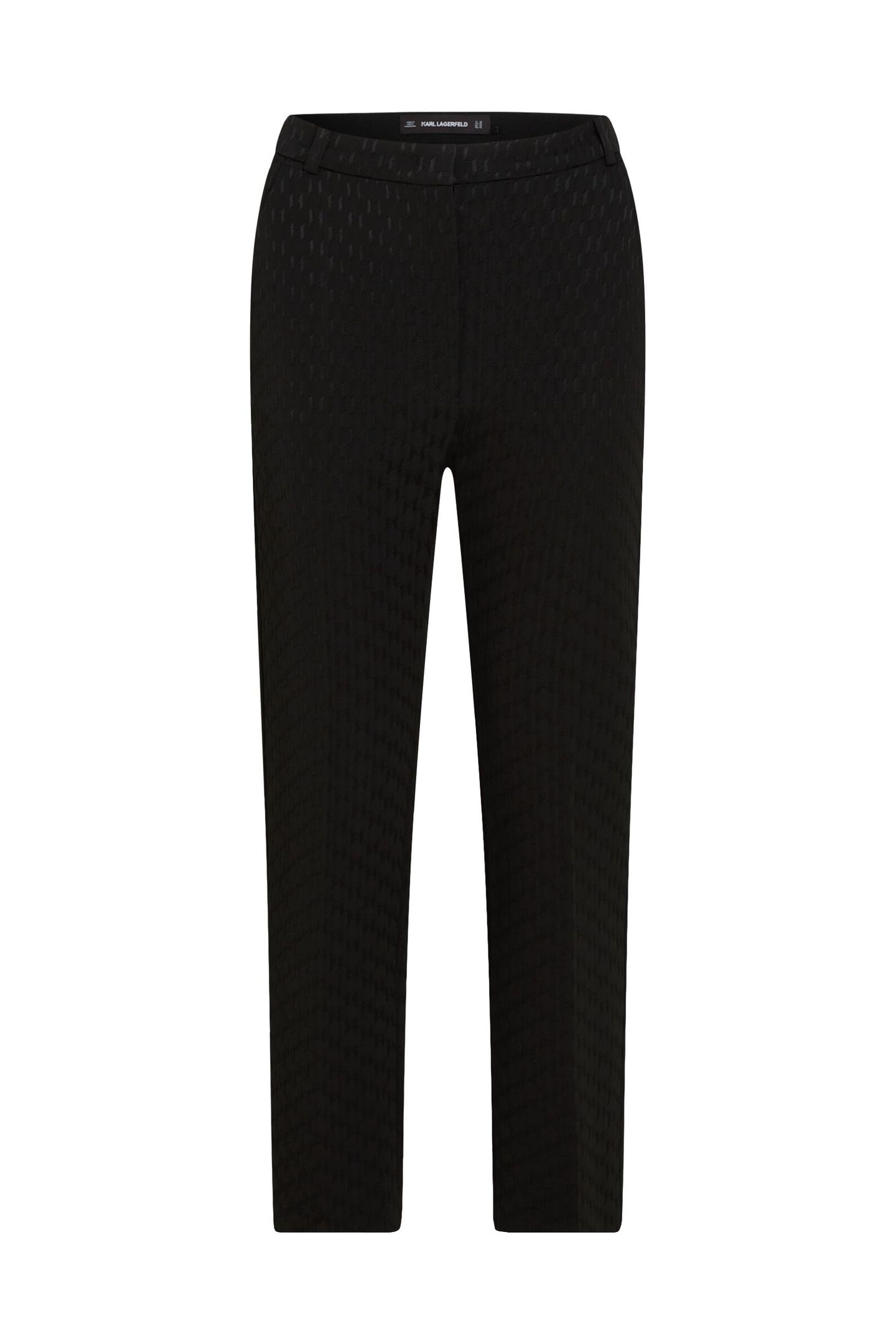 MONOGRAM SUIT PANTS BLACK 4
