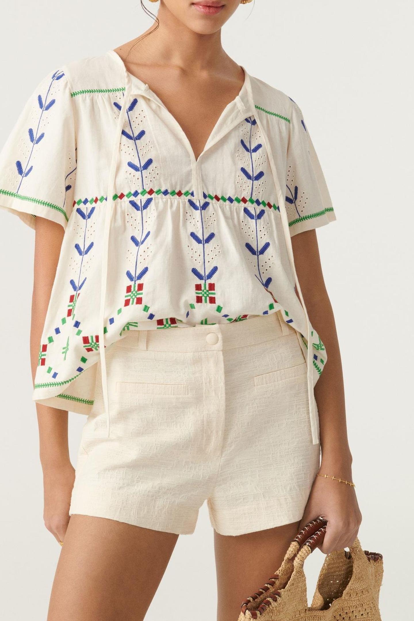 SHORT ECRU 8
