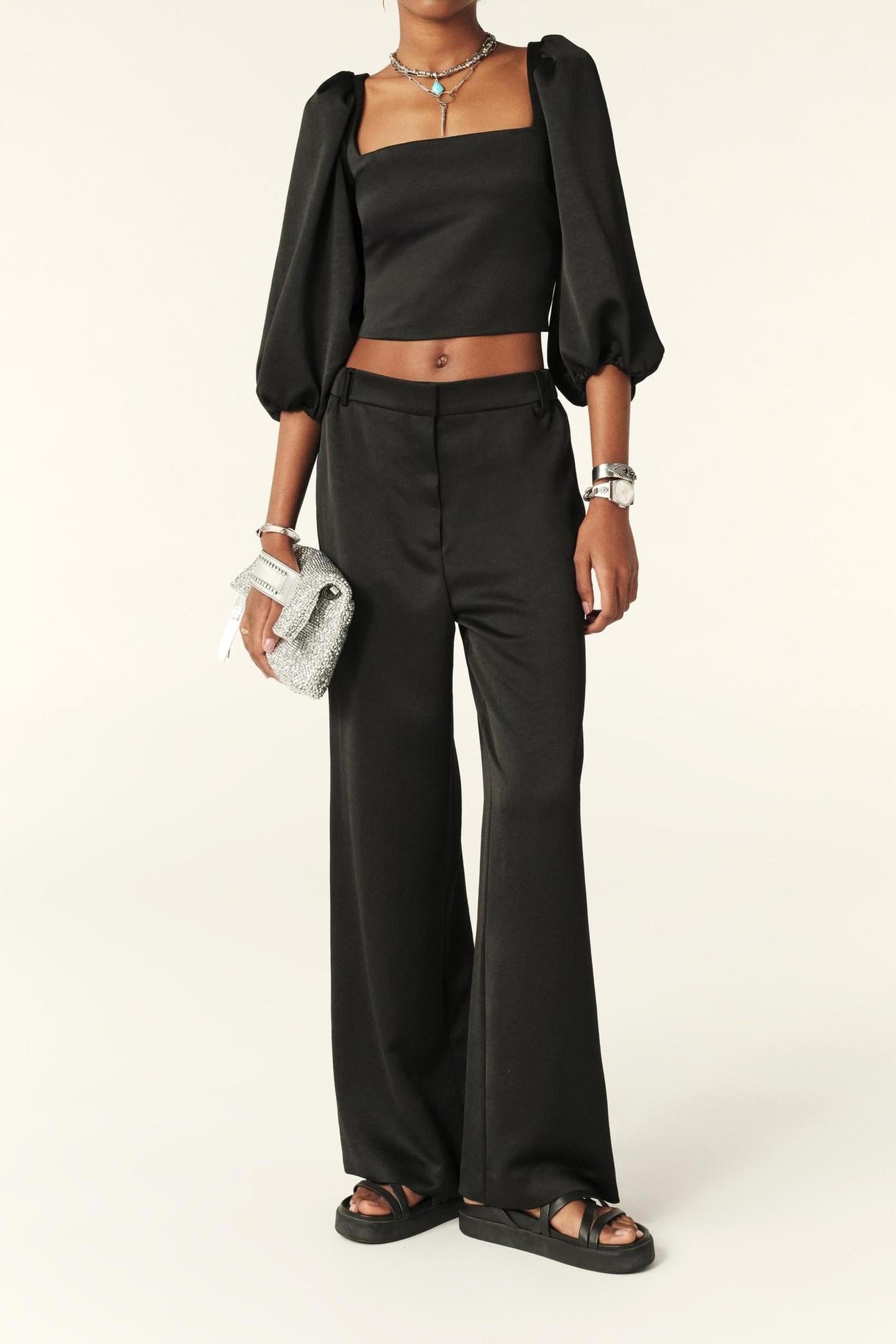 WIDE TROUSERS BLACK 1