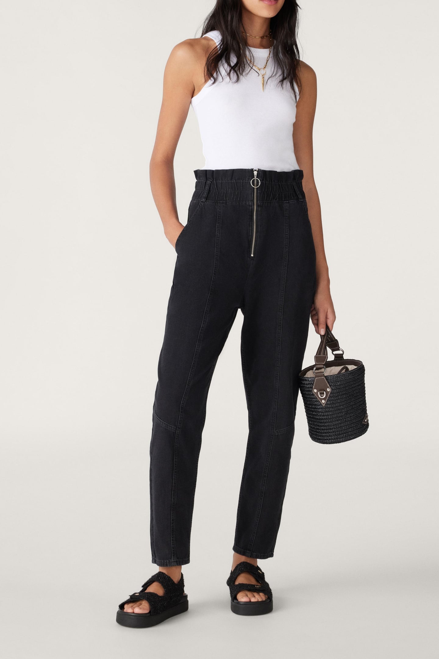 STRAIGHT TROUSERS BLACK 5