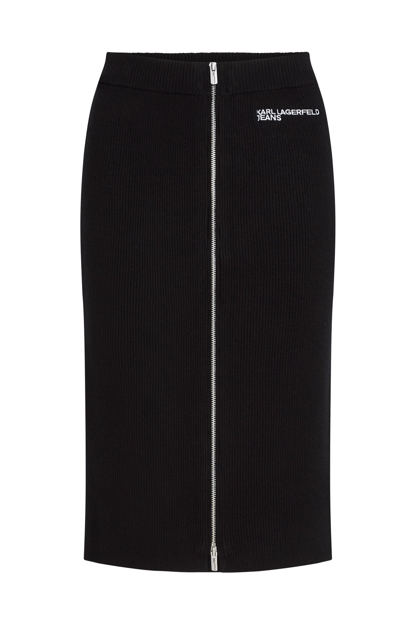 KLJ KNITTED MIDI SKIRT BLACK 3