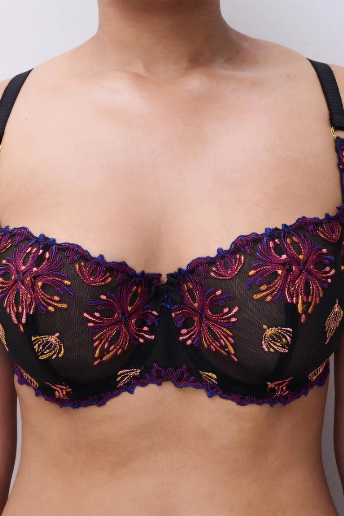 CO BRA UNDERW. HALF CUP BALCONNET BLACK JEWELS 3