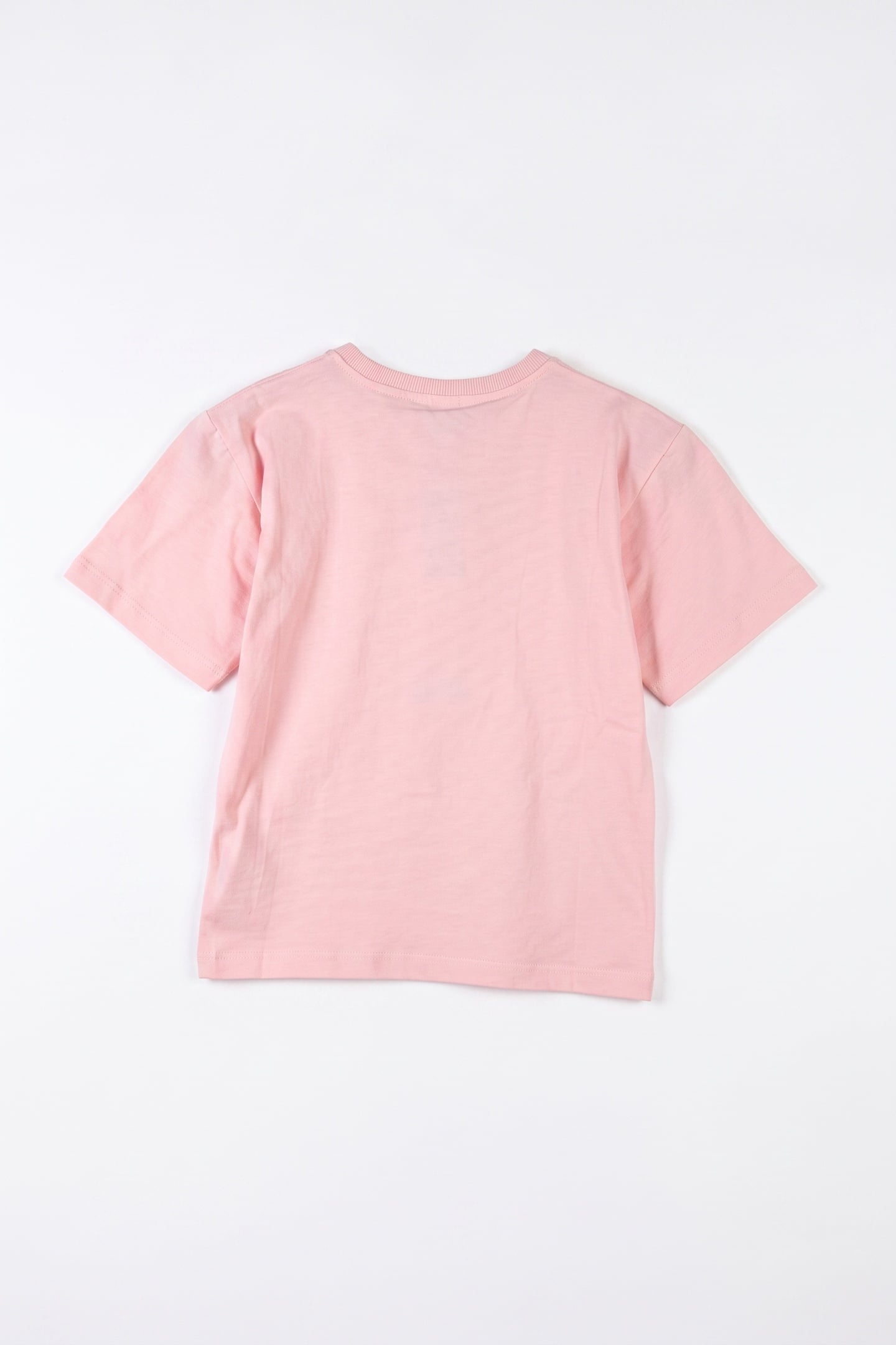 GIRL'S MAXI T-SHIRT IN JERSEY HEART TEDDY BEAR PINK 3