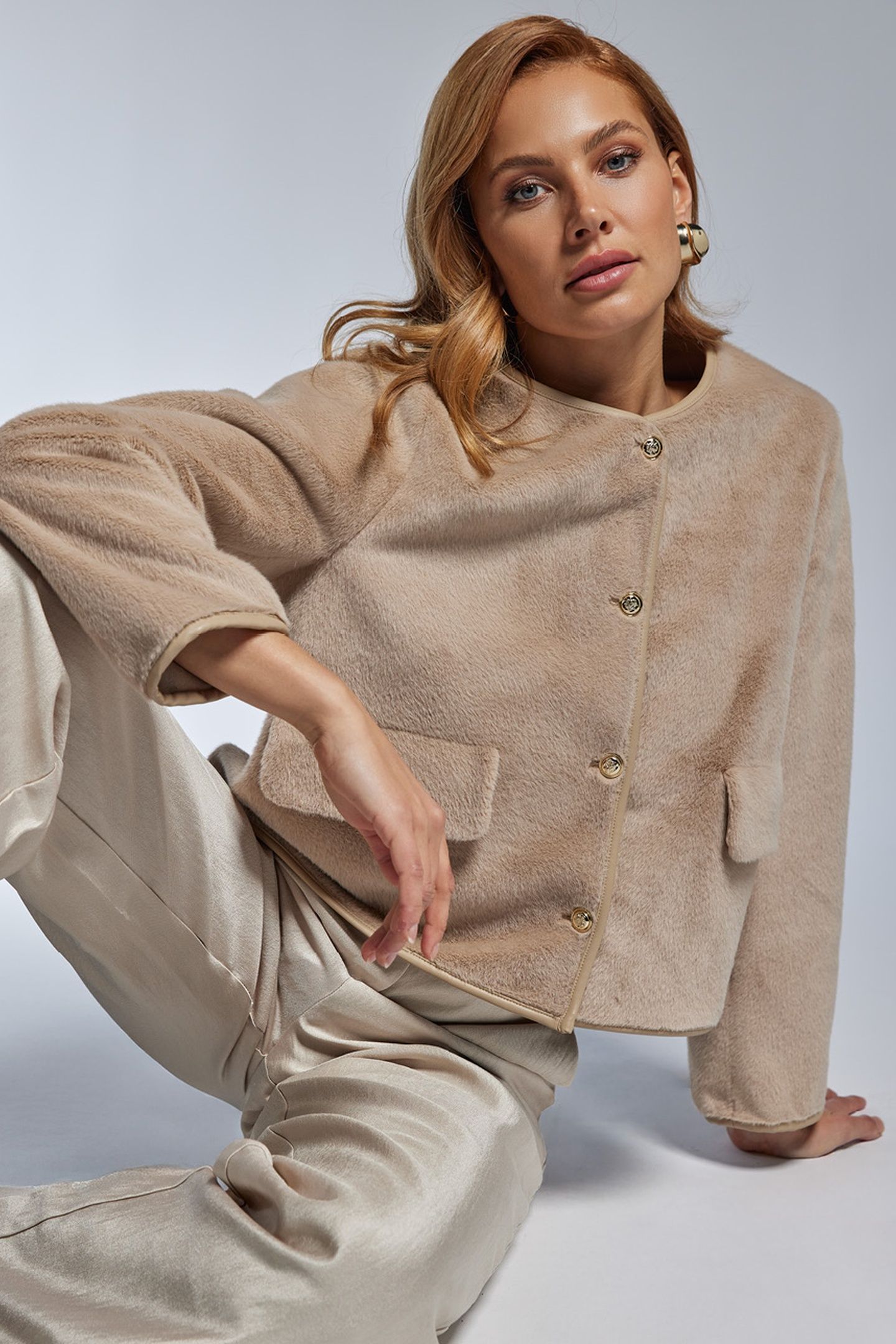 LOEBA JACKET CHAMPAGNE 3