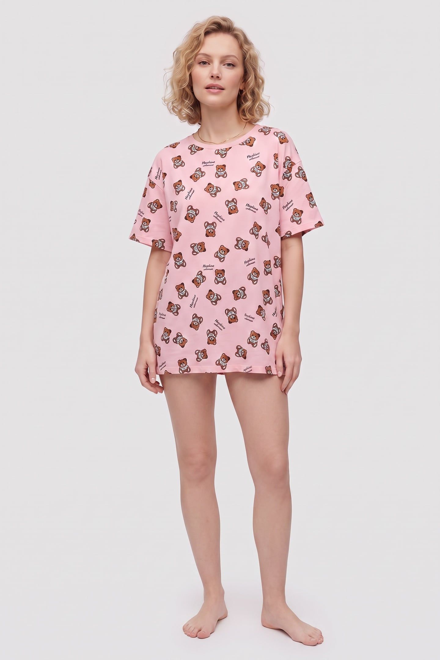 MAXI T-SHIRT PINK 1
