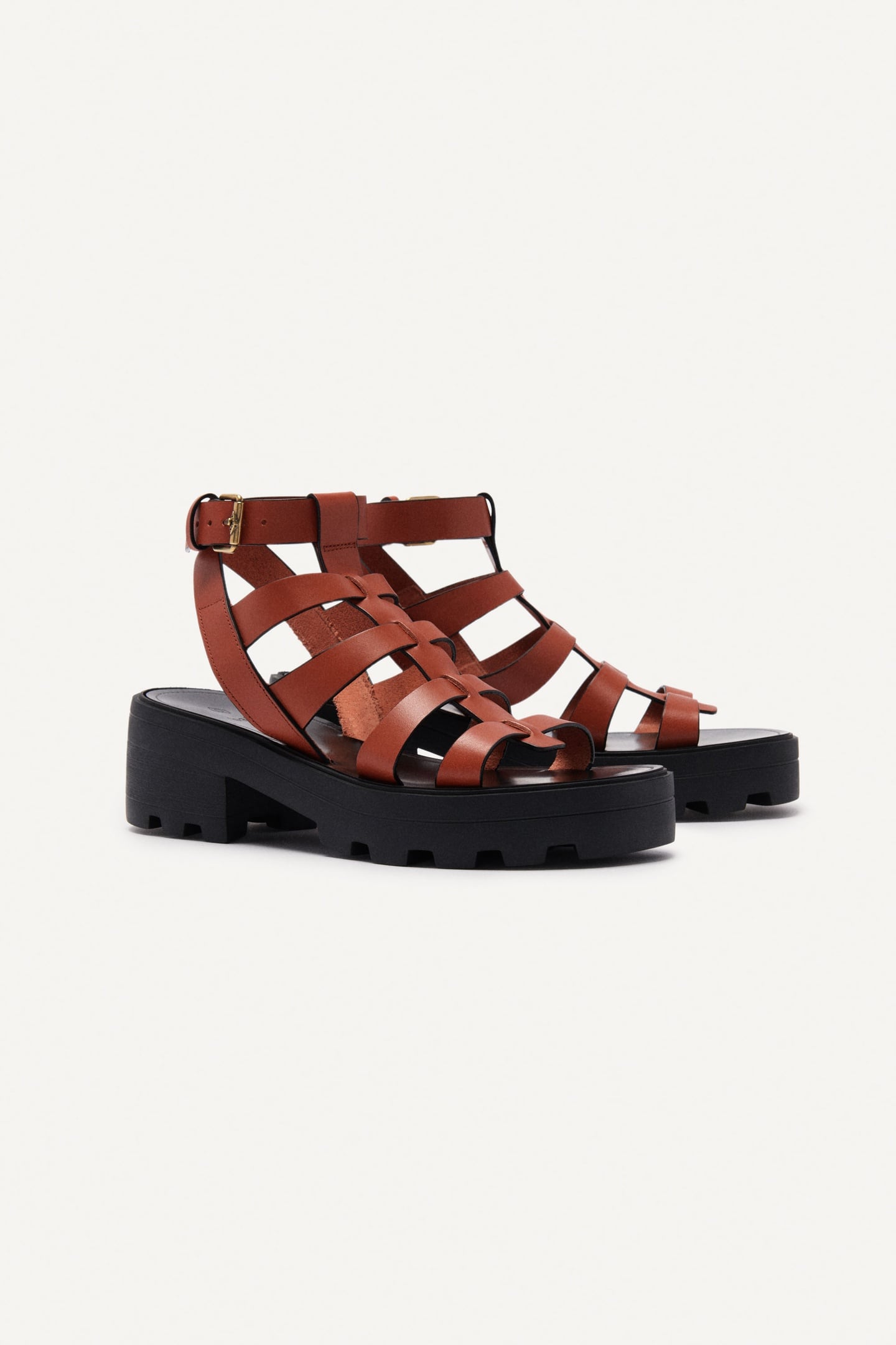 SANDALS COGNAC 2