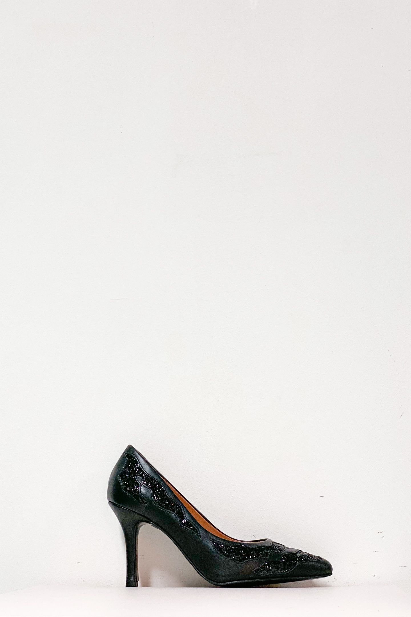 MYKONOS FLAMES GLITTER BLACK 2