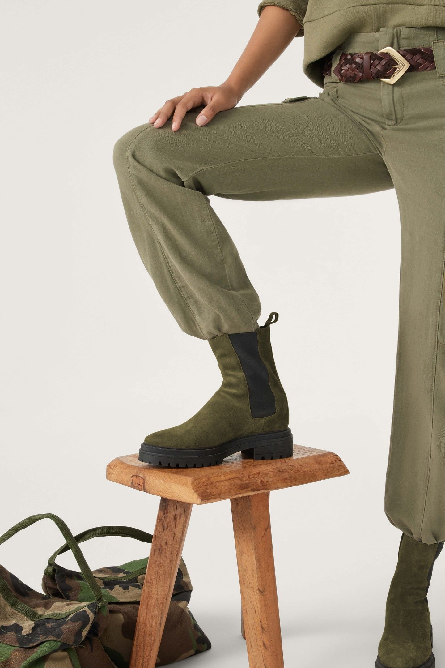ANKLE BOOTS OLIVE 2