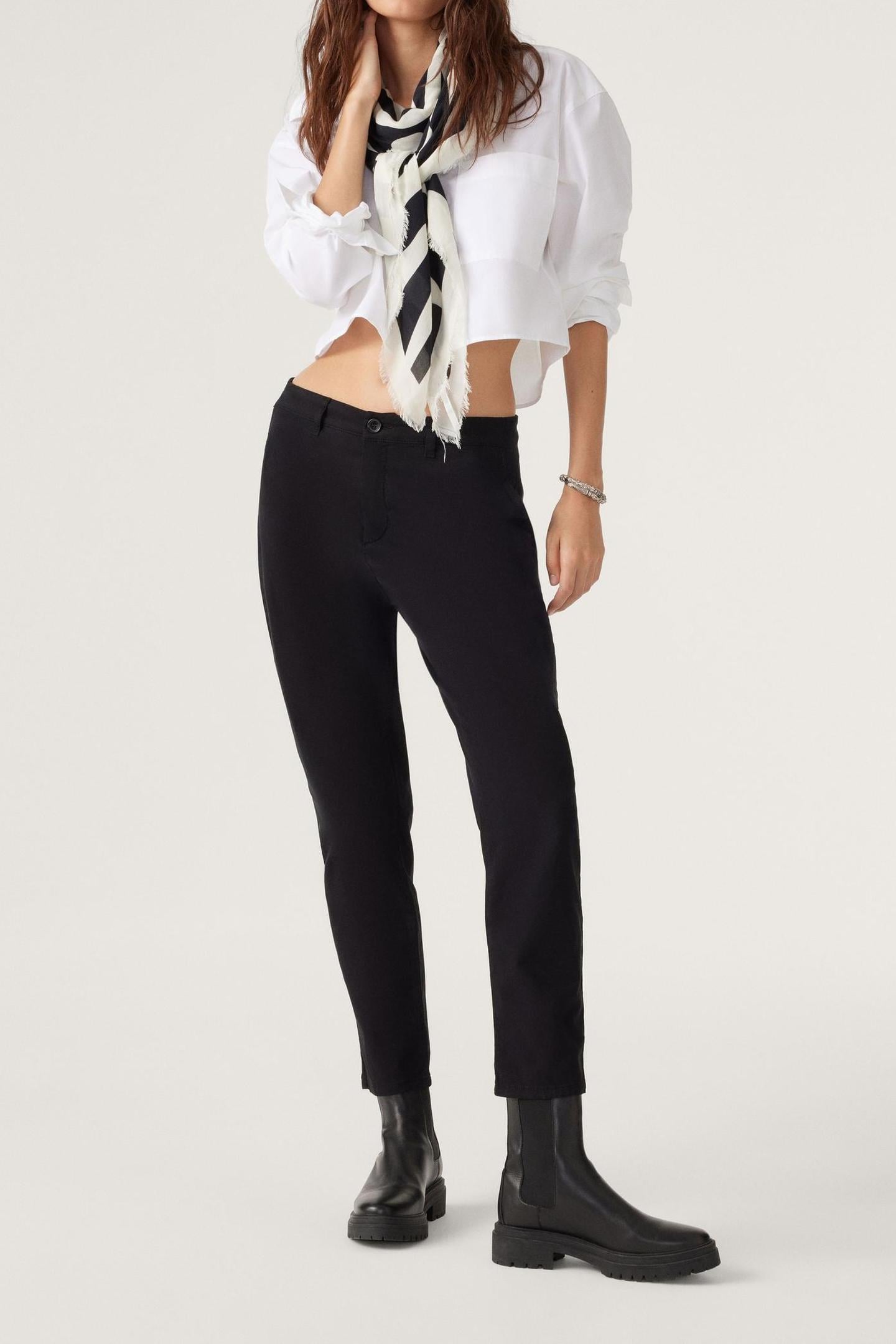 STRAIGHT TROUSERS BLACK 1