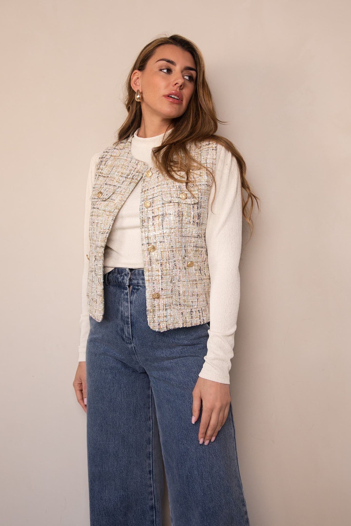 GEERTJE GILET MULTI COLOUR 1