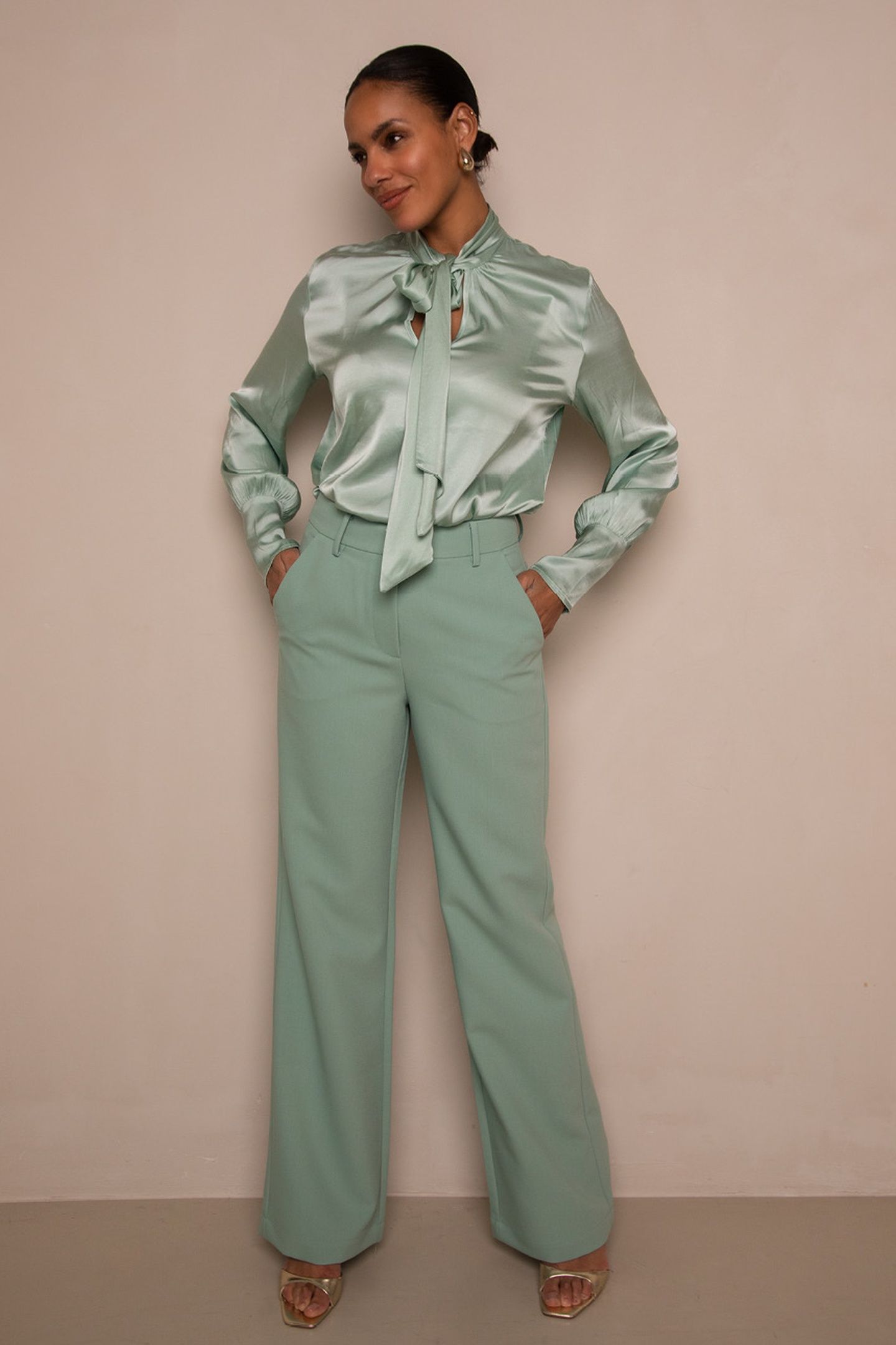 LOLANI PANTS JADE GREEN 3