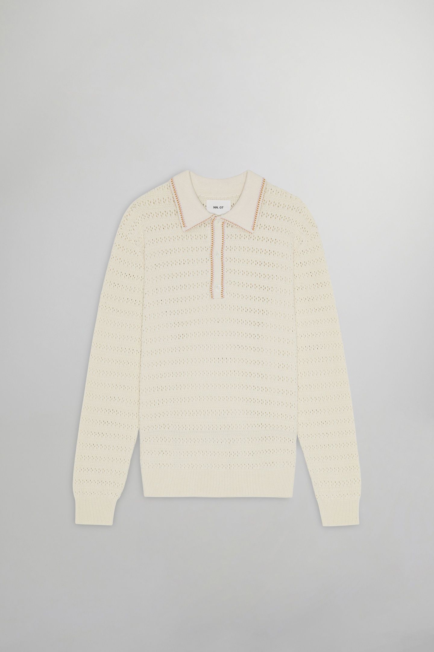JOSH LS POLO 6636 IVORY 4
