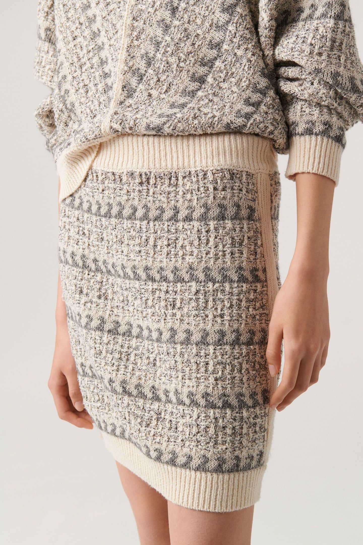 MINI SKIRT ECRU 6
