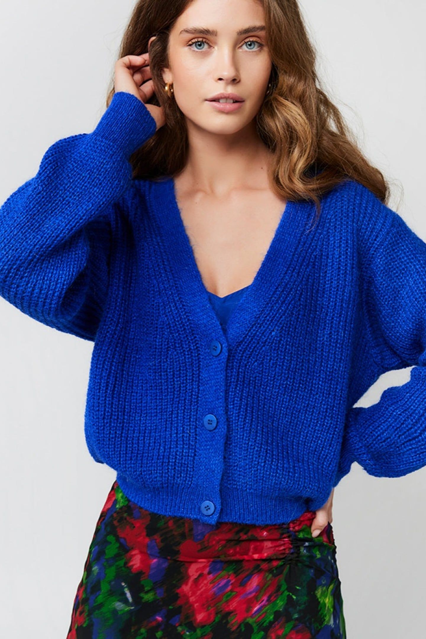PARKER CARDIGAN COBALT BLUE 2