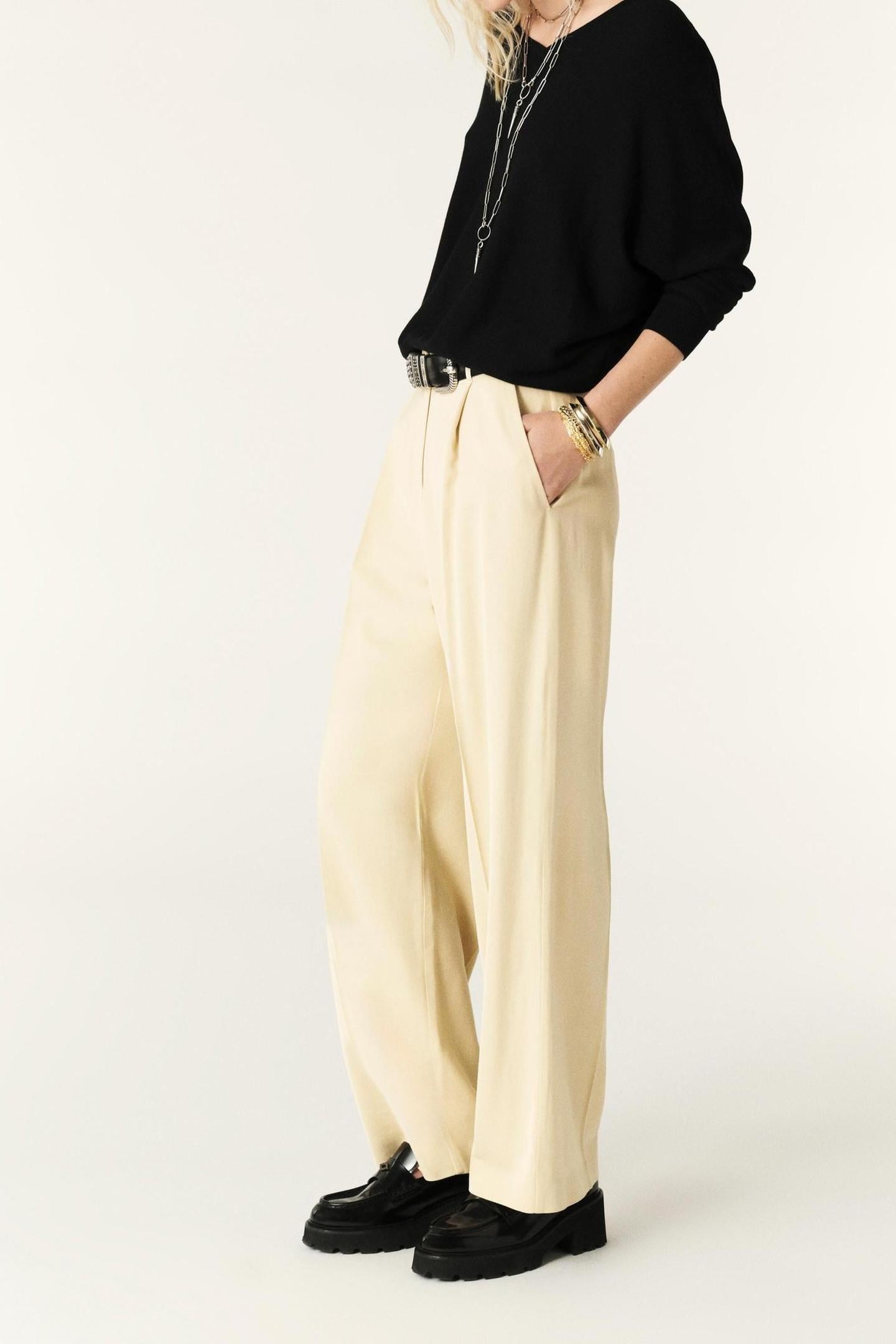 WIDE TROUSERS VANILLE 3