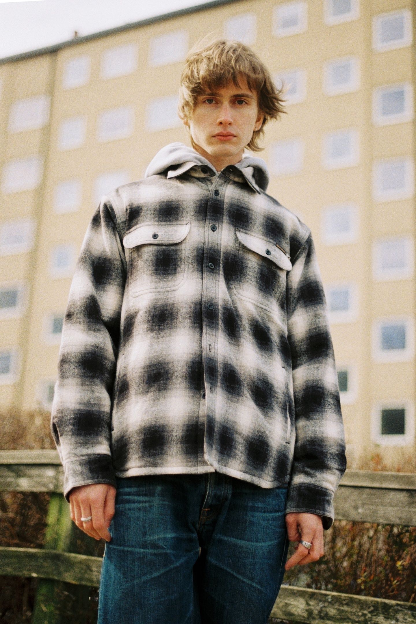 GLENN PADDED SHADOW CHECK SHIR 8