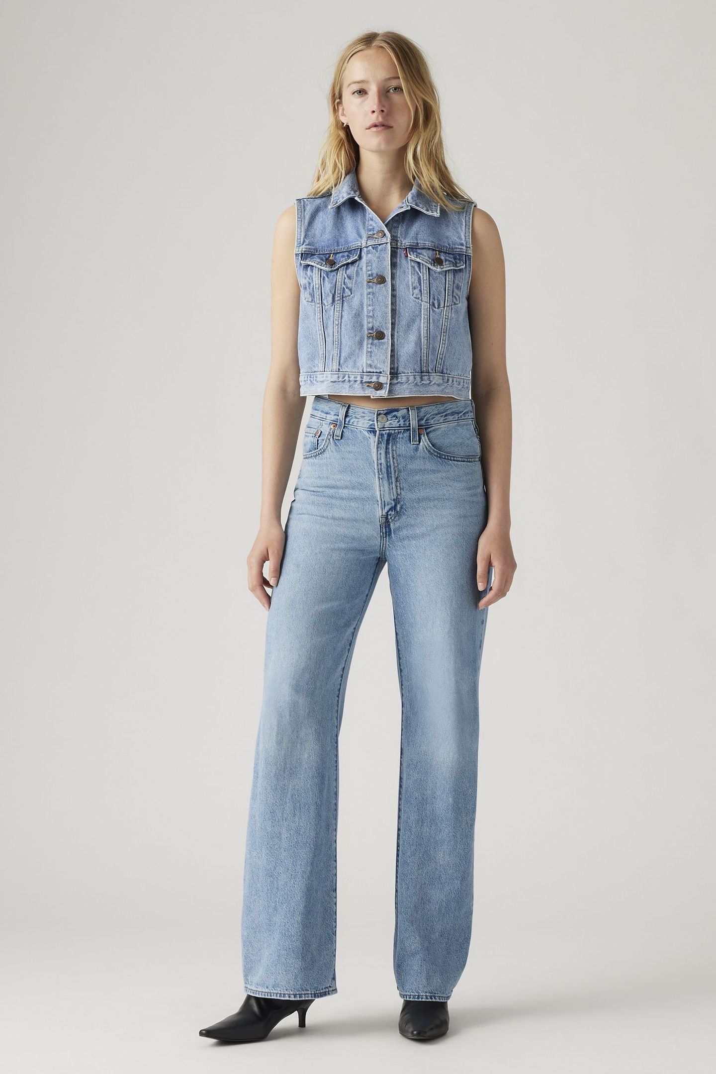 RIBCAGE WIDE LEG JEANS 1