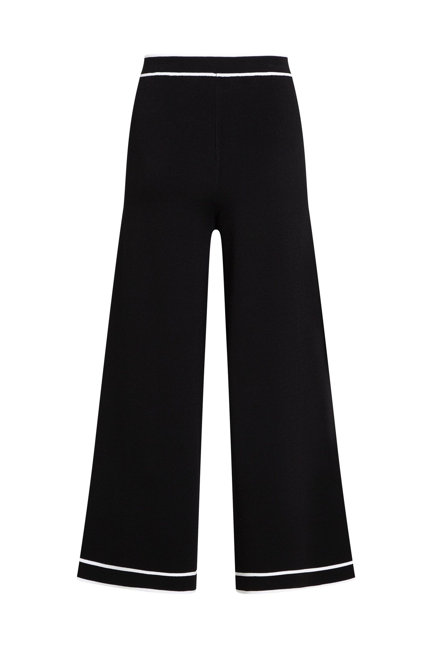 KARL WARDROBE KNIT CULOTTE WHITE/BLACK 5