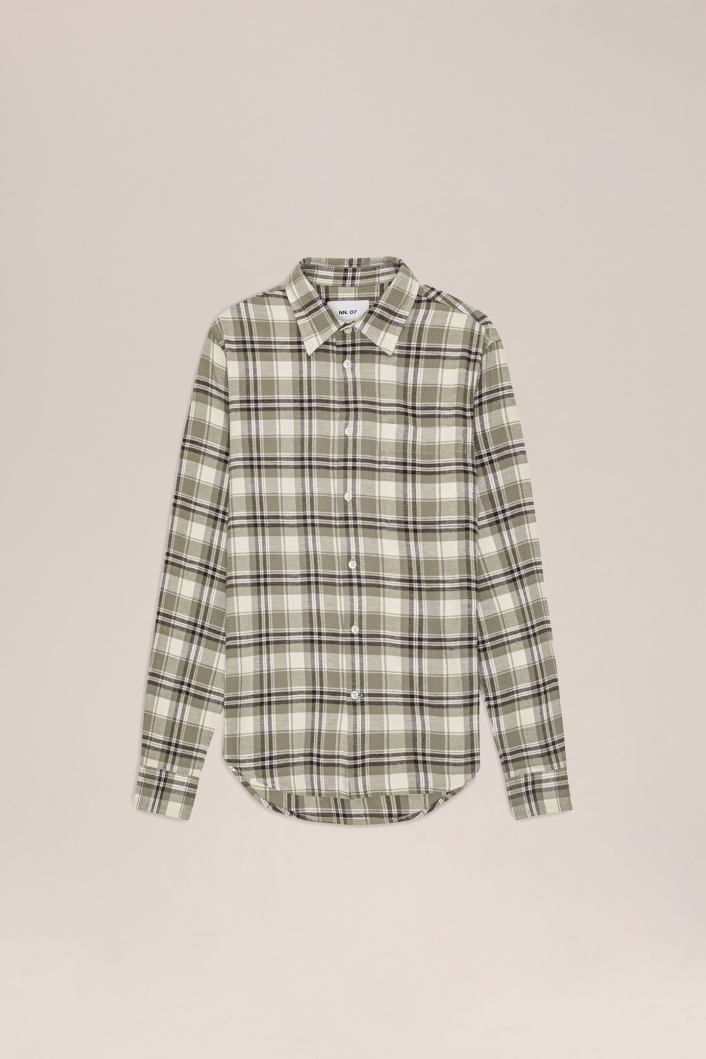 ARNE SHIRT 5166 GREEN CHECK 3
